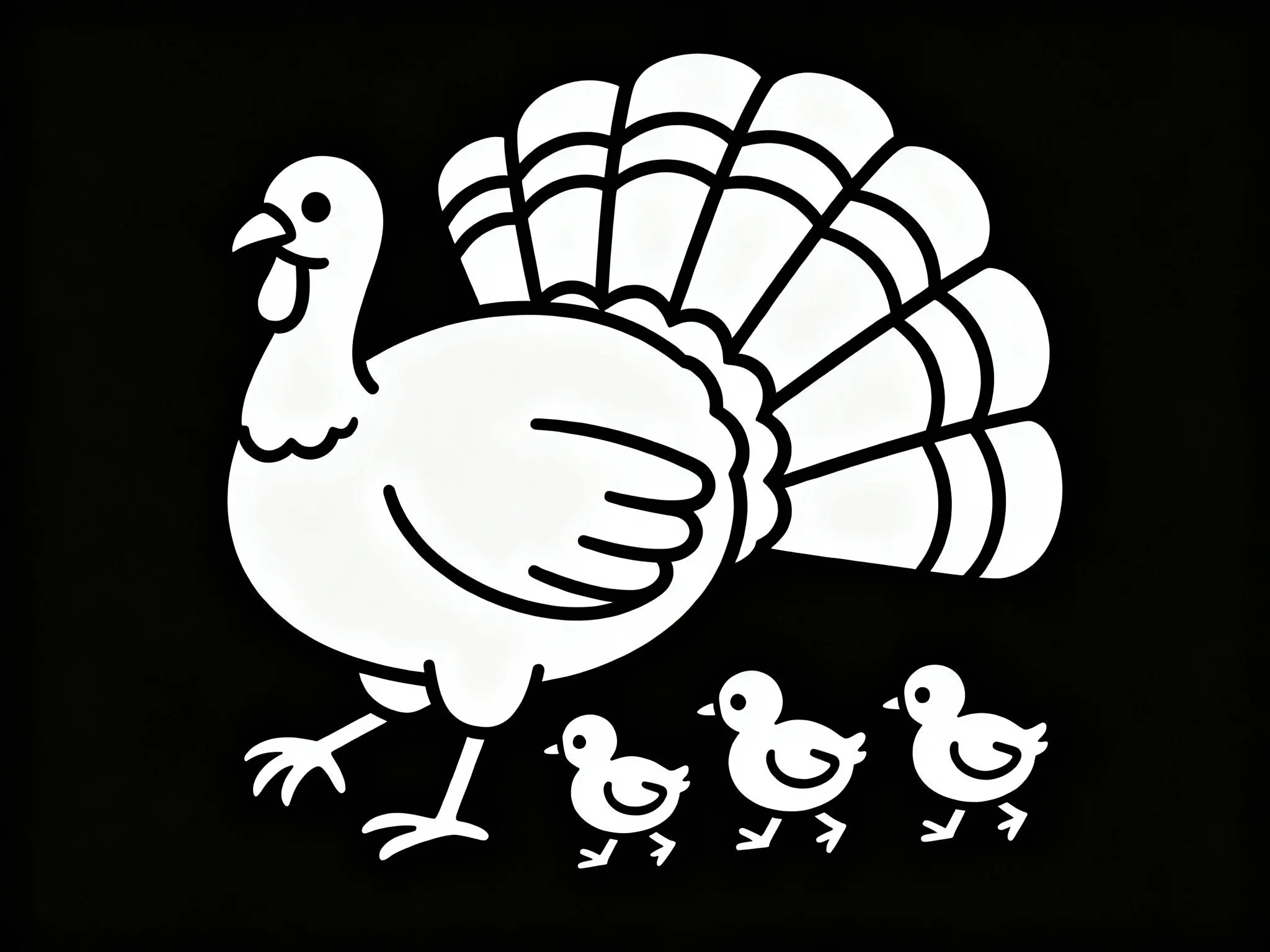 Thanksgiving Turkey Family