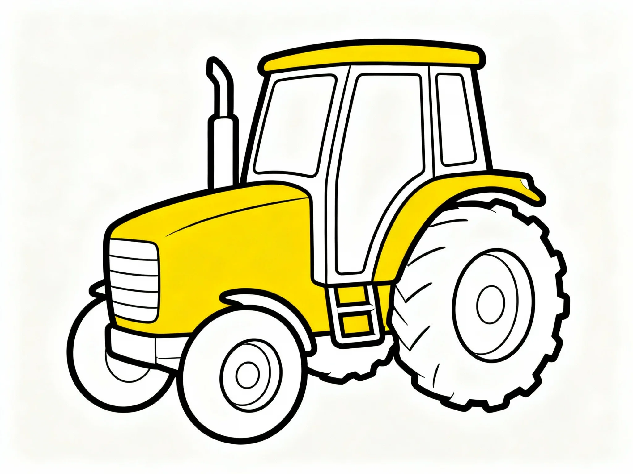 Yellow Tractor