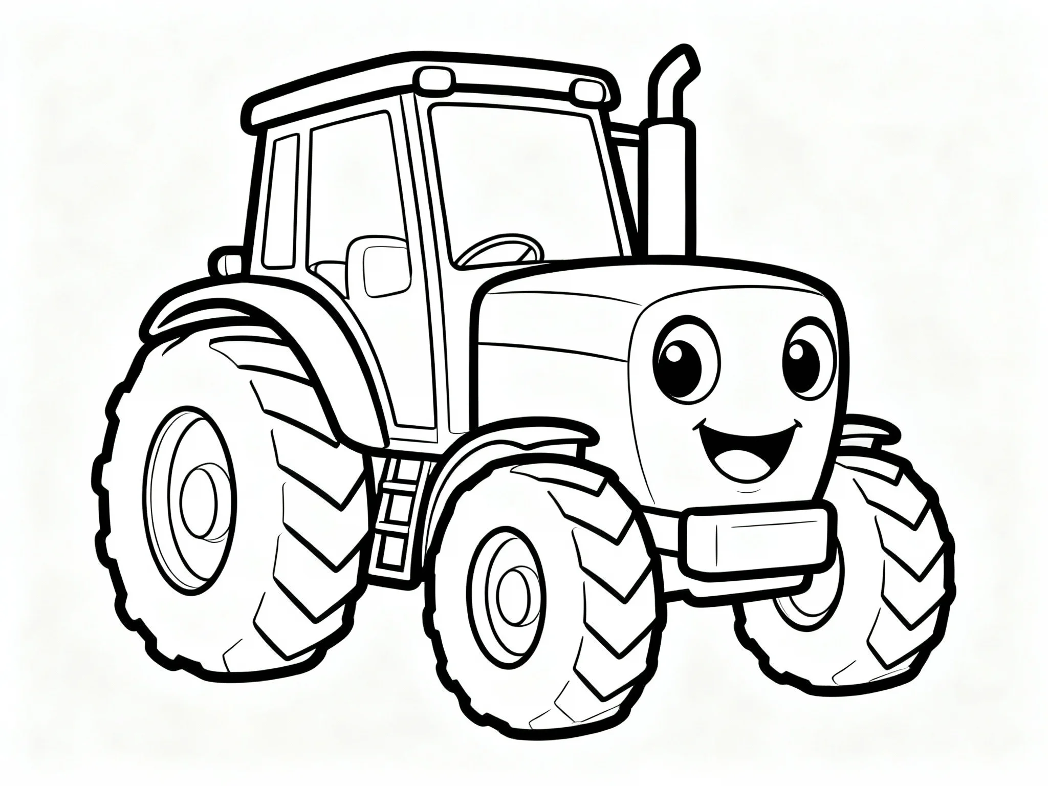 Happy Tractor Face