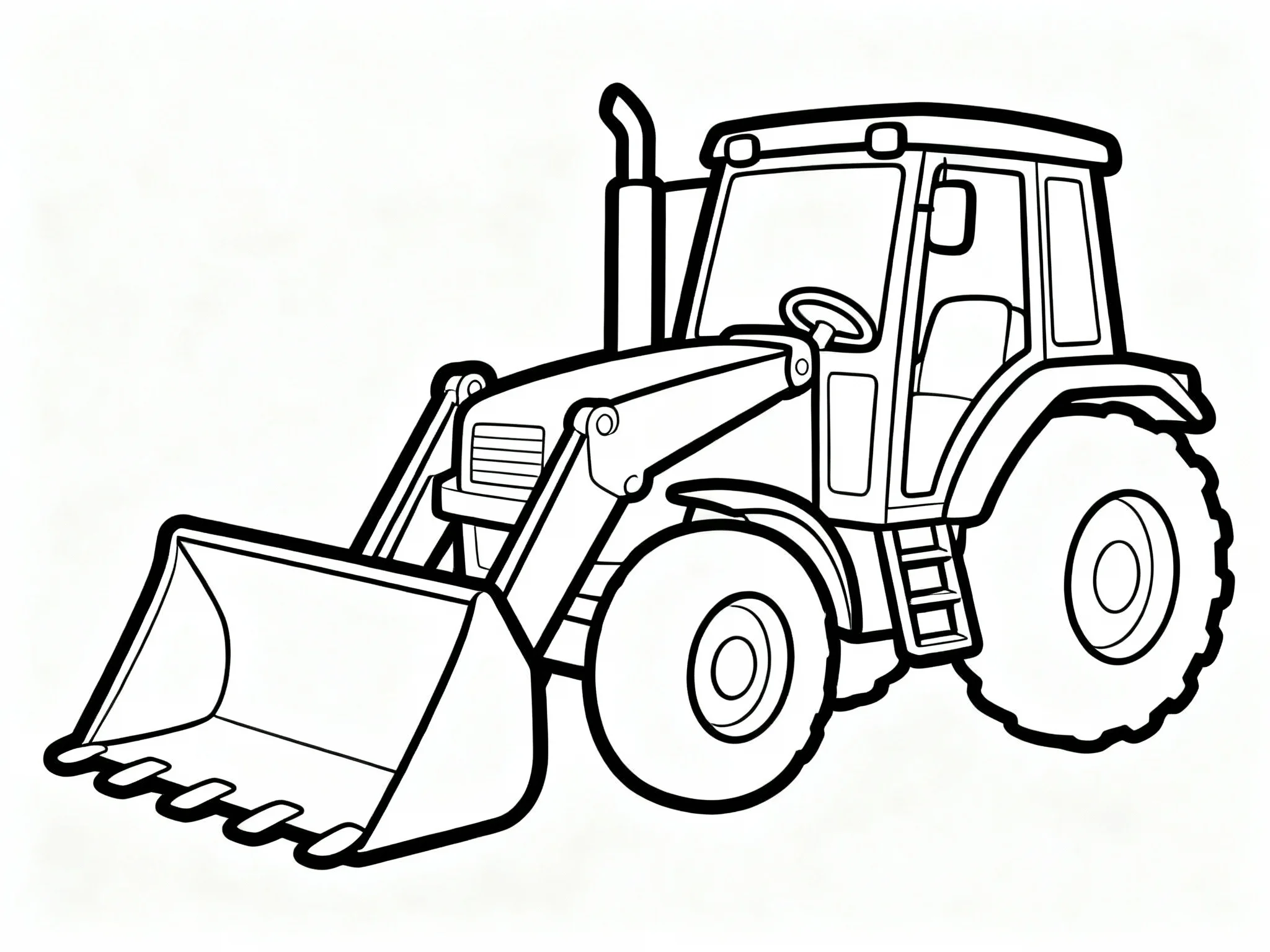 Tractor with Bucket