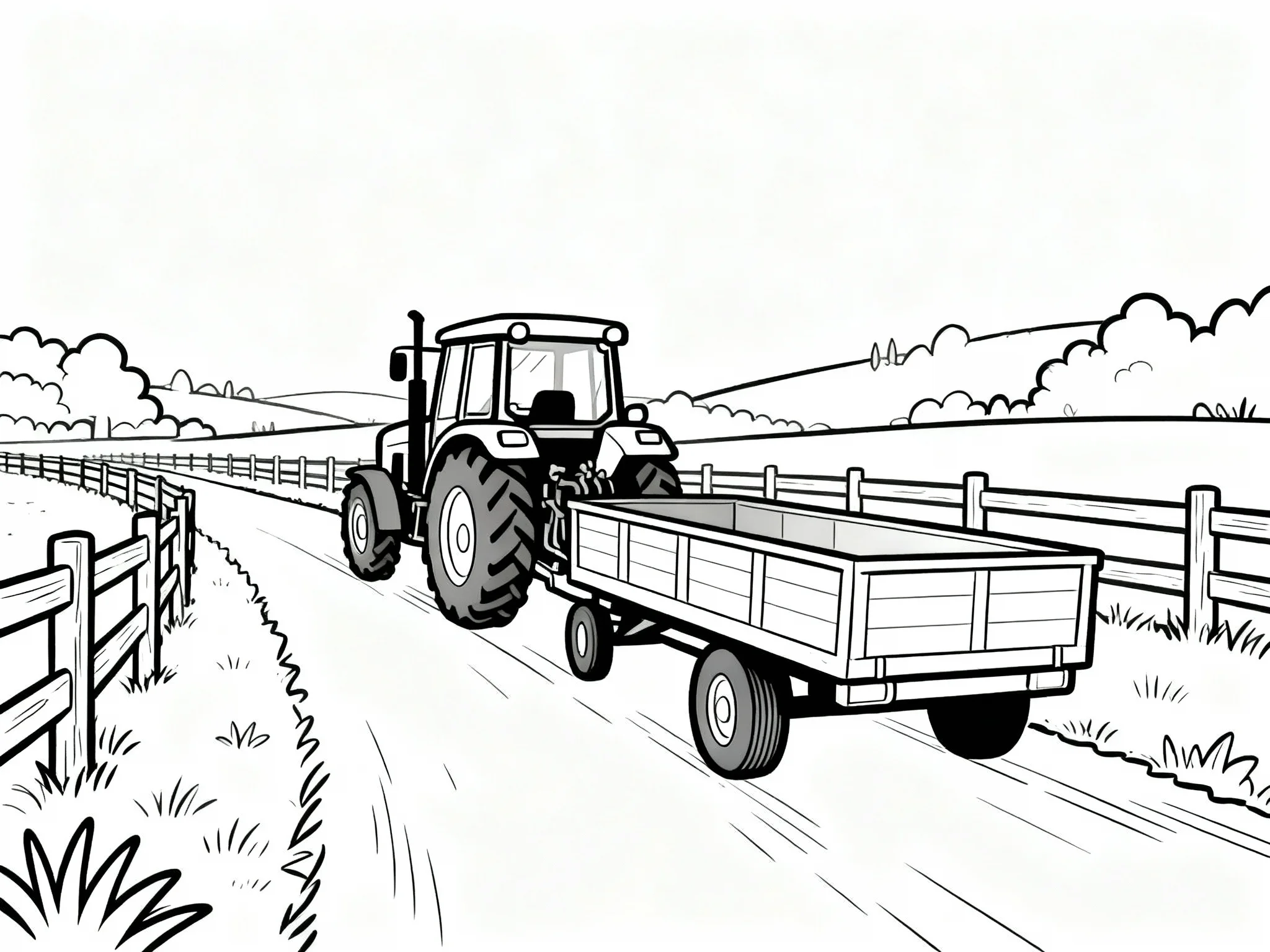 Tractor with Trailer