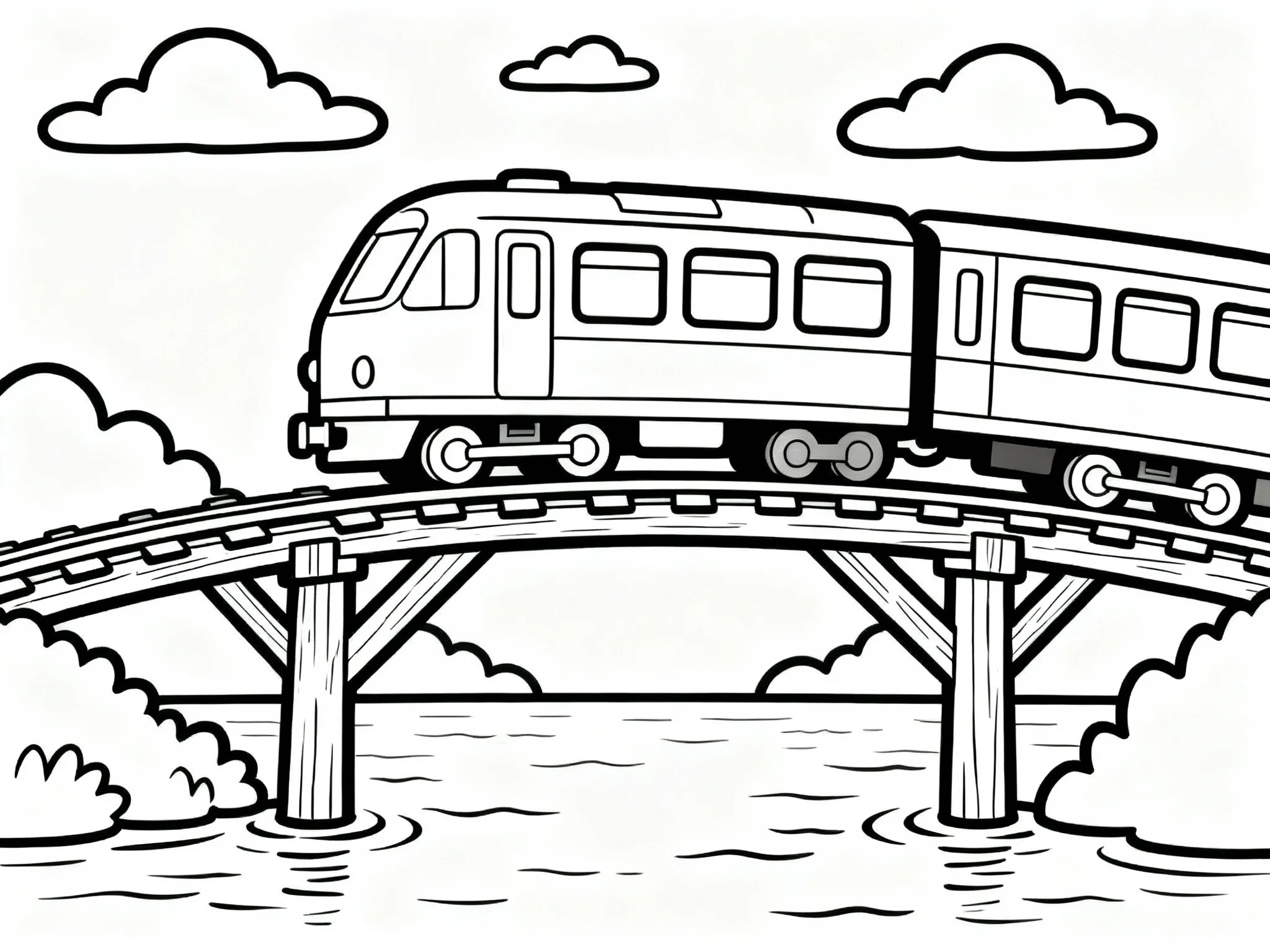 Train on a Bridge