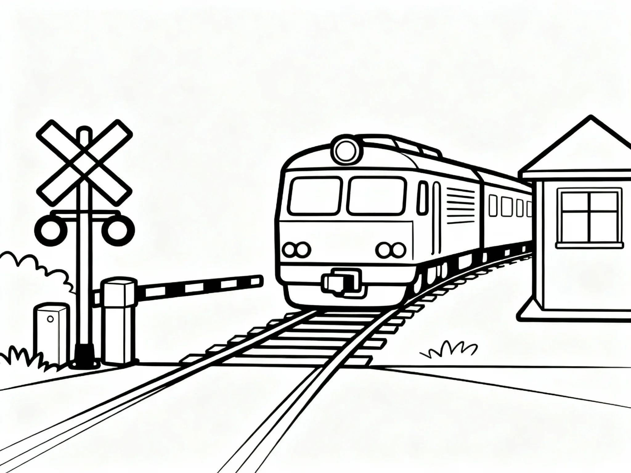 Train and Crossing Guard