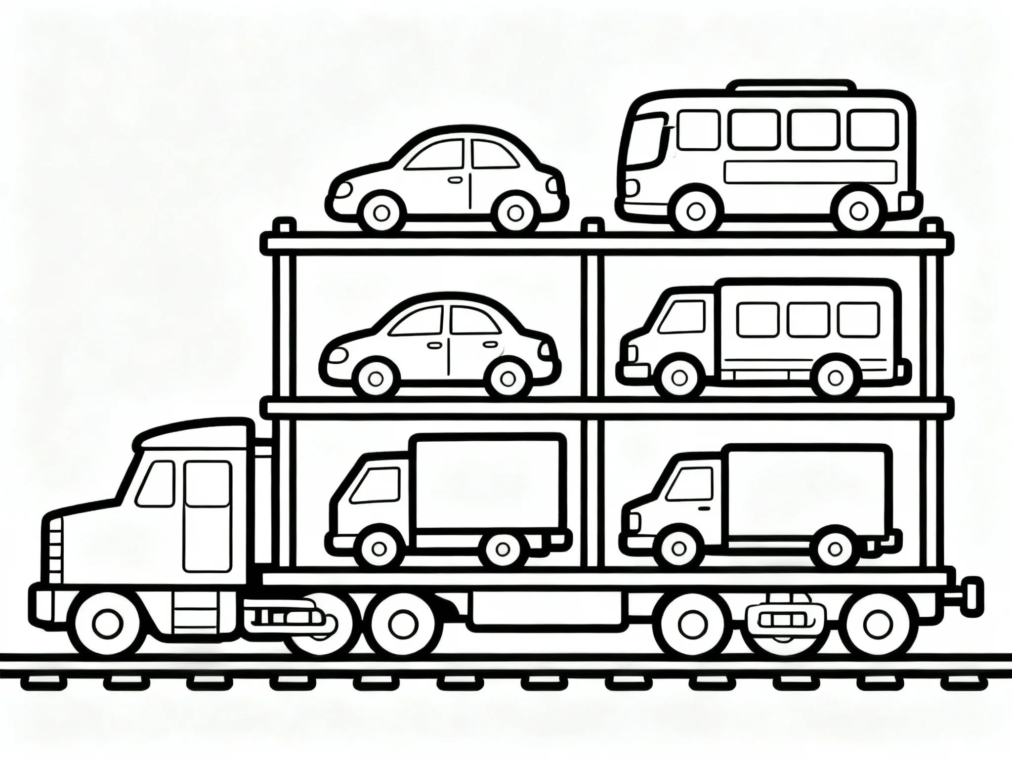 Train Carrying Vehicles