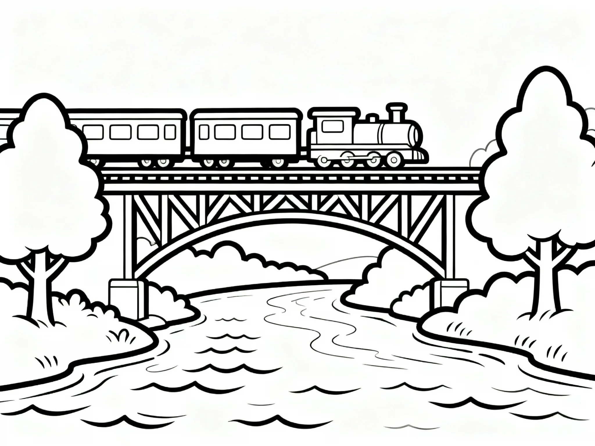 Train Over Water