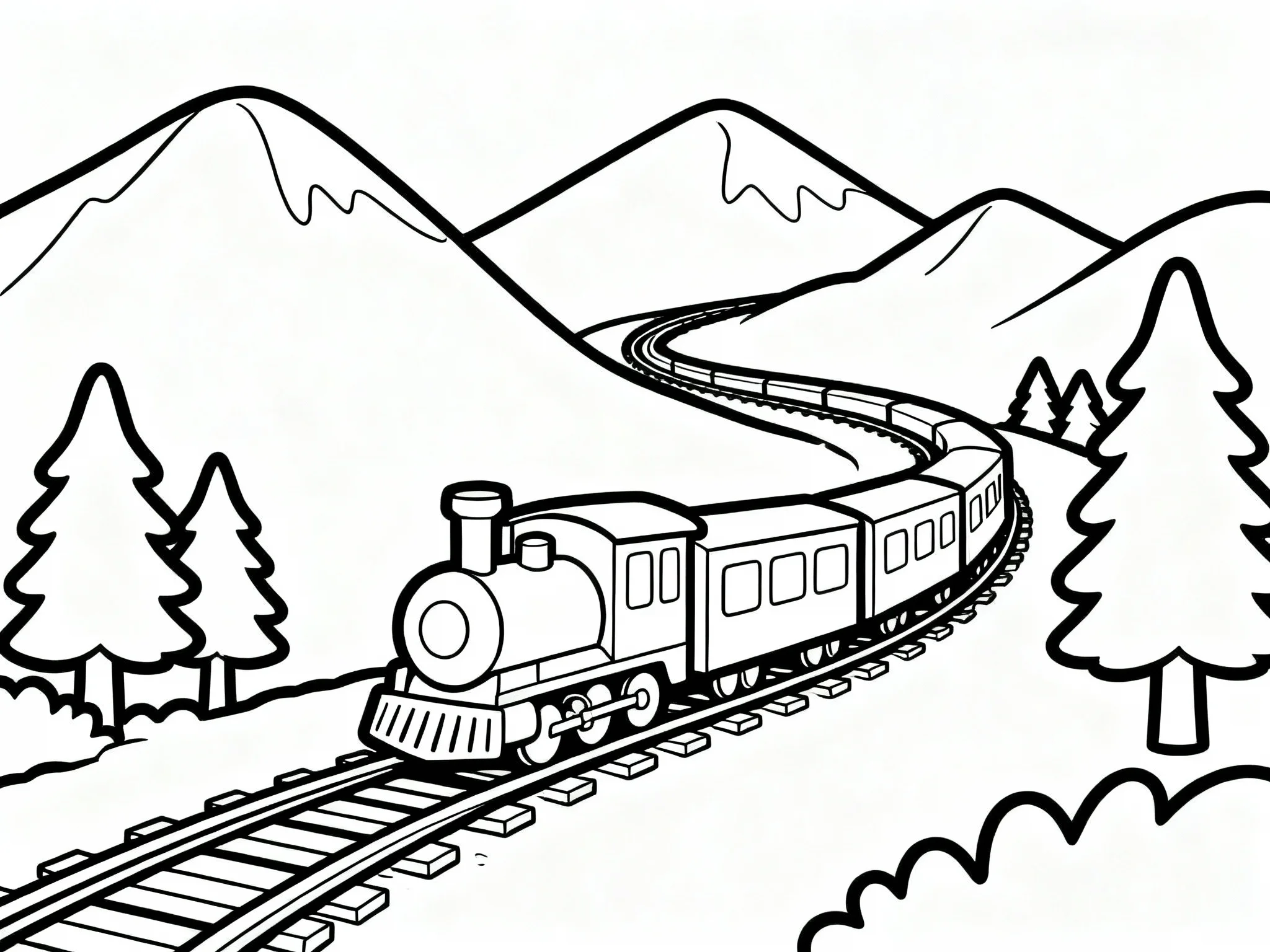 Mountain Train Adventure