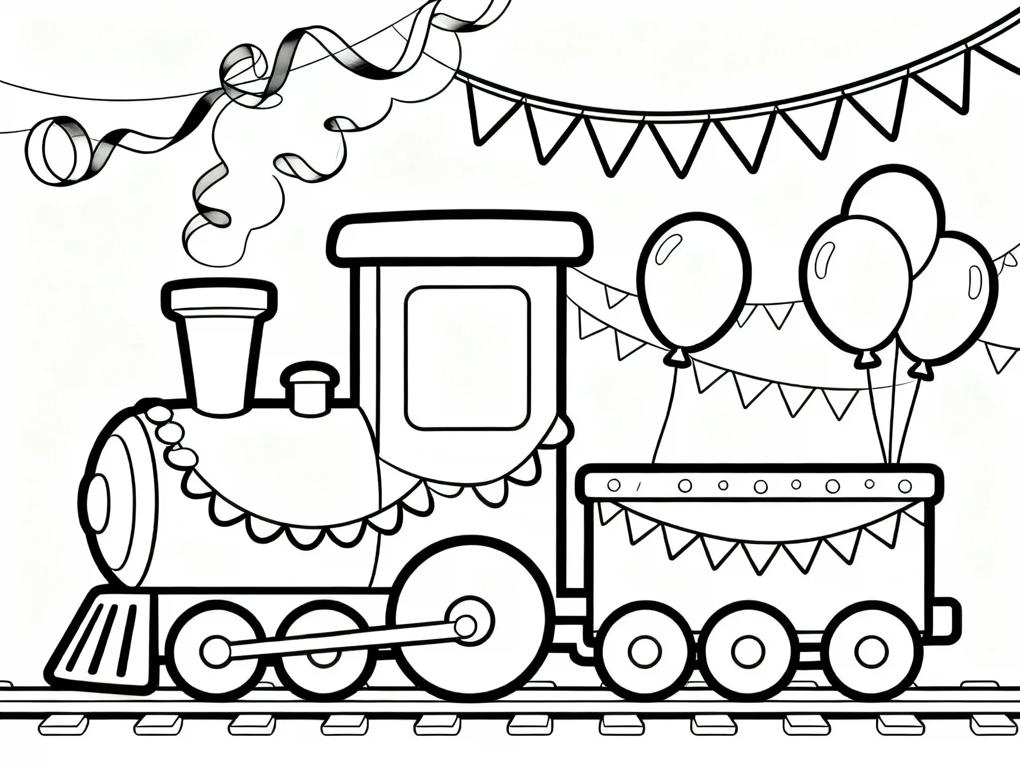 Train Celebration Scene
