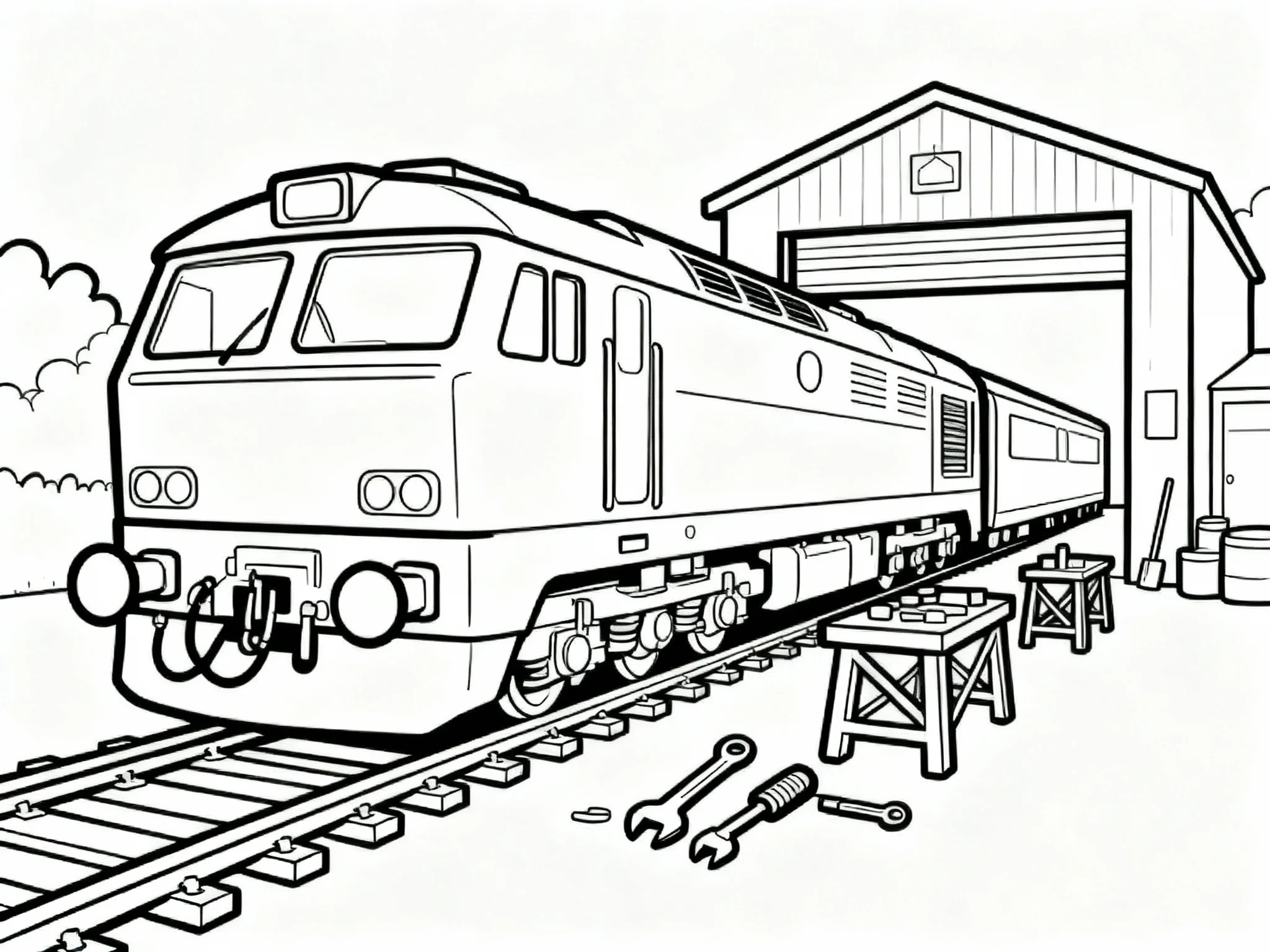 Train Maintenance Shed