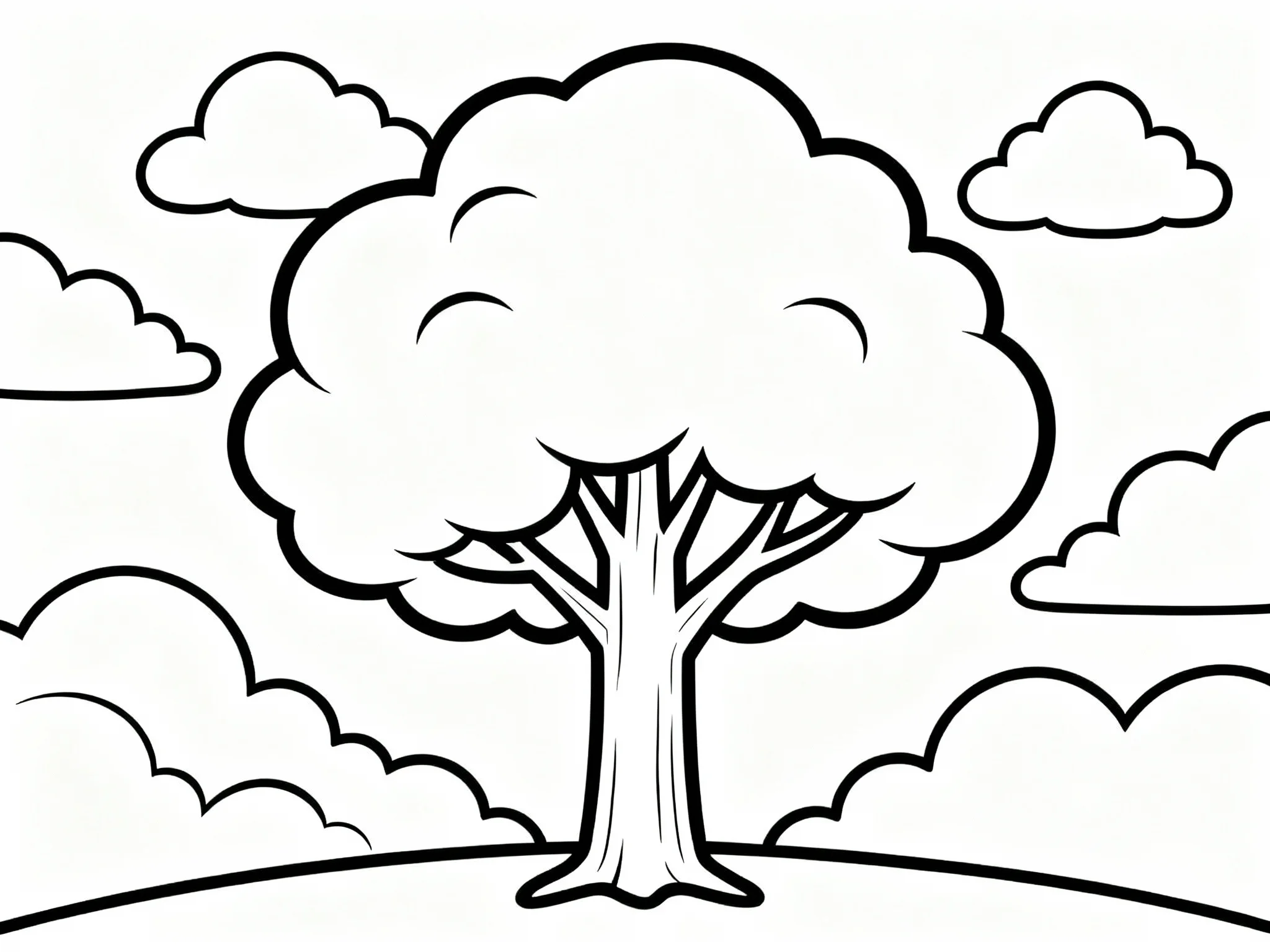Tree with Clouds