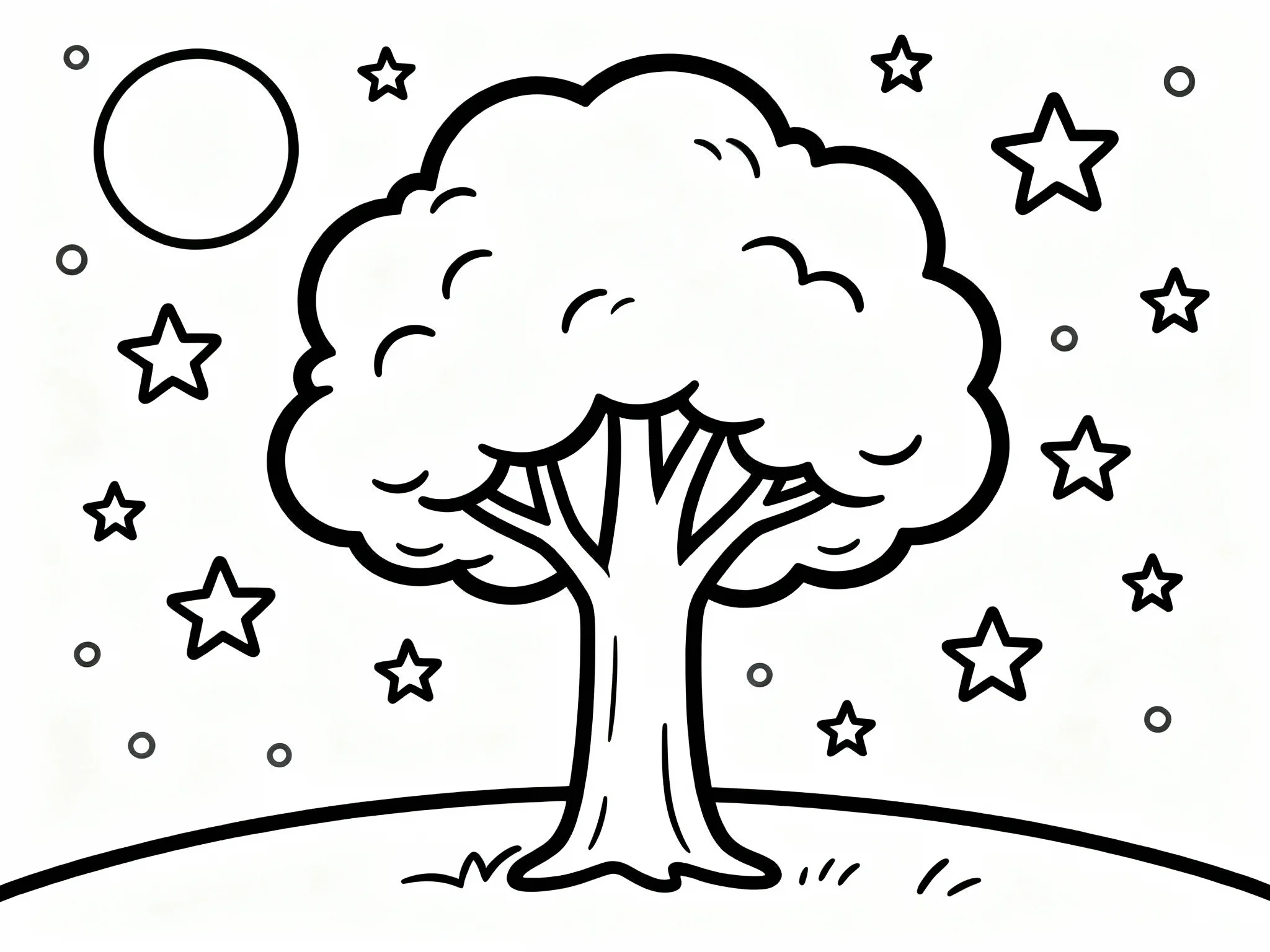 Tree with Stars