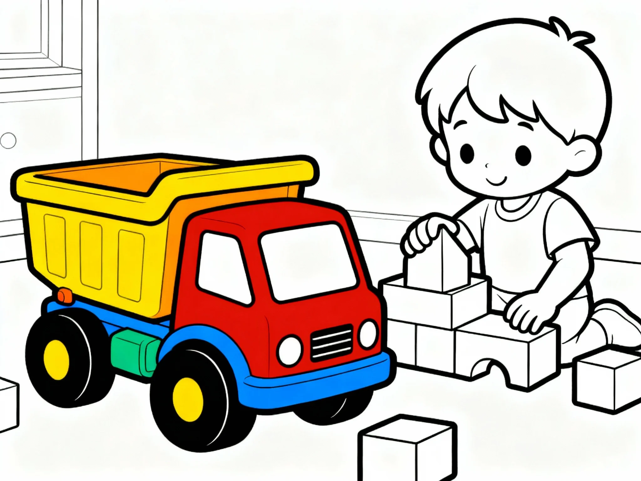 Toy Truck Play