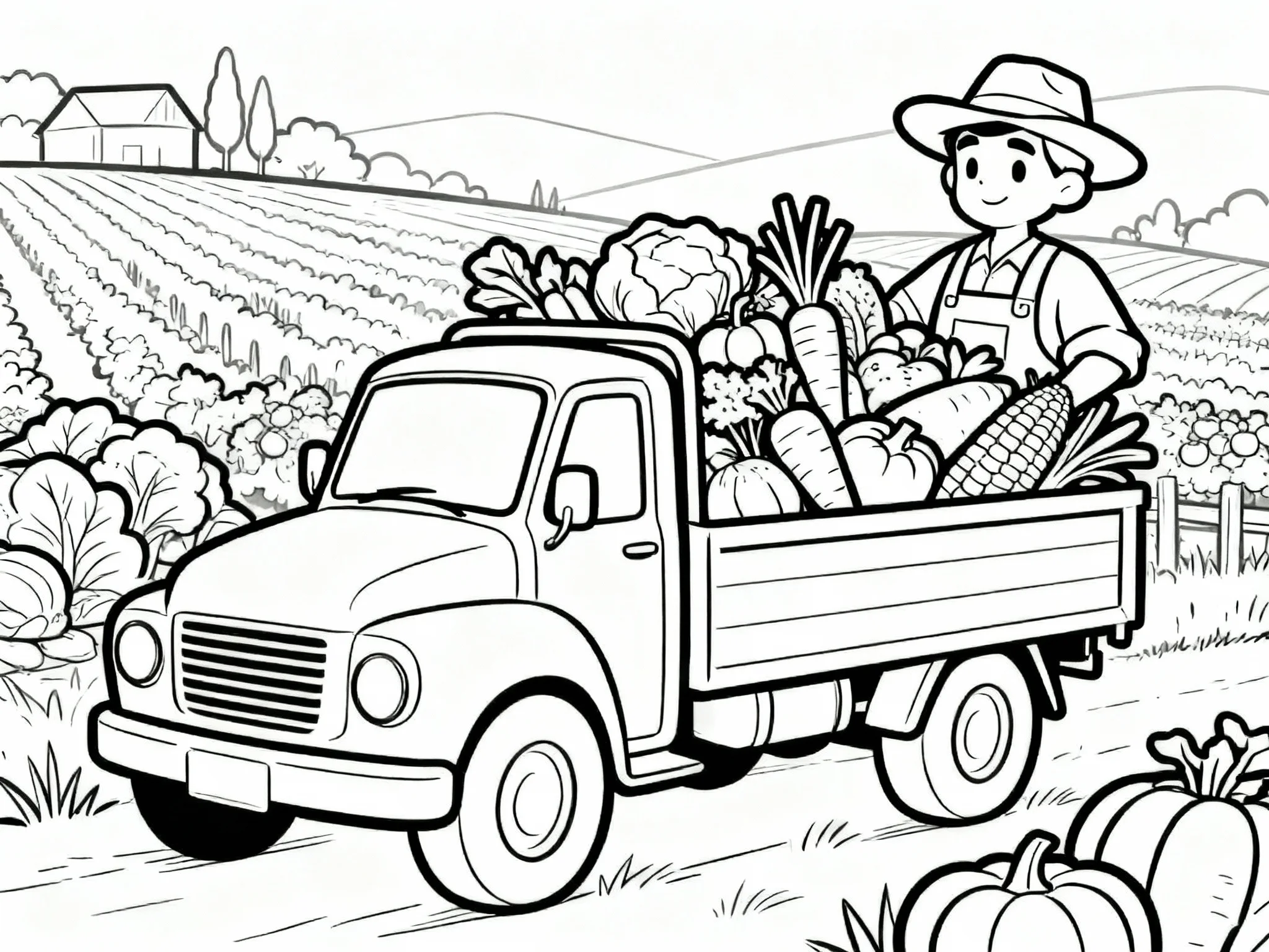 Farmer's Harvest Truck