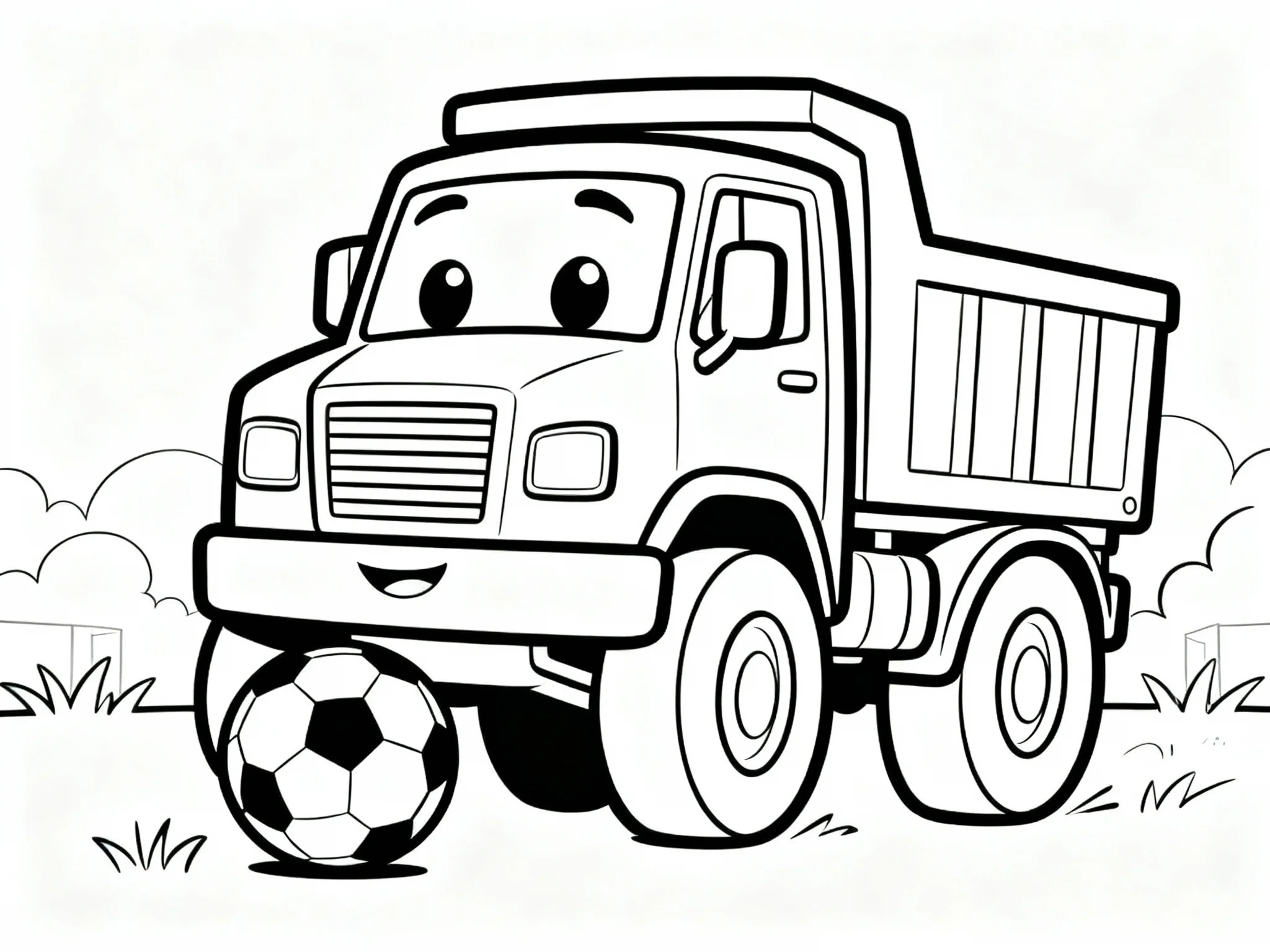Truck Playing Sports