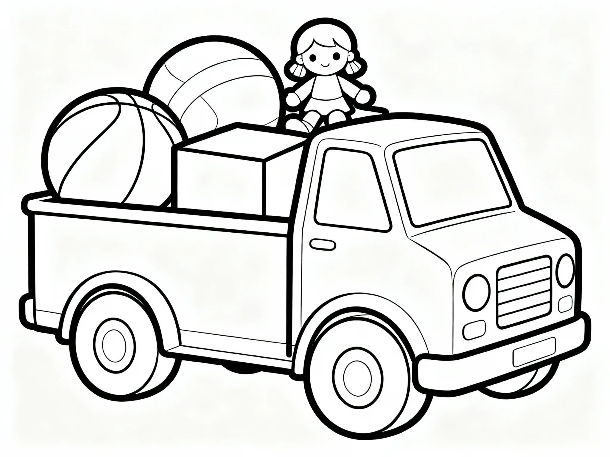 Truck Carrying Toys