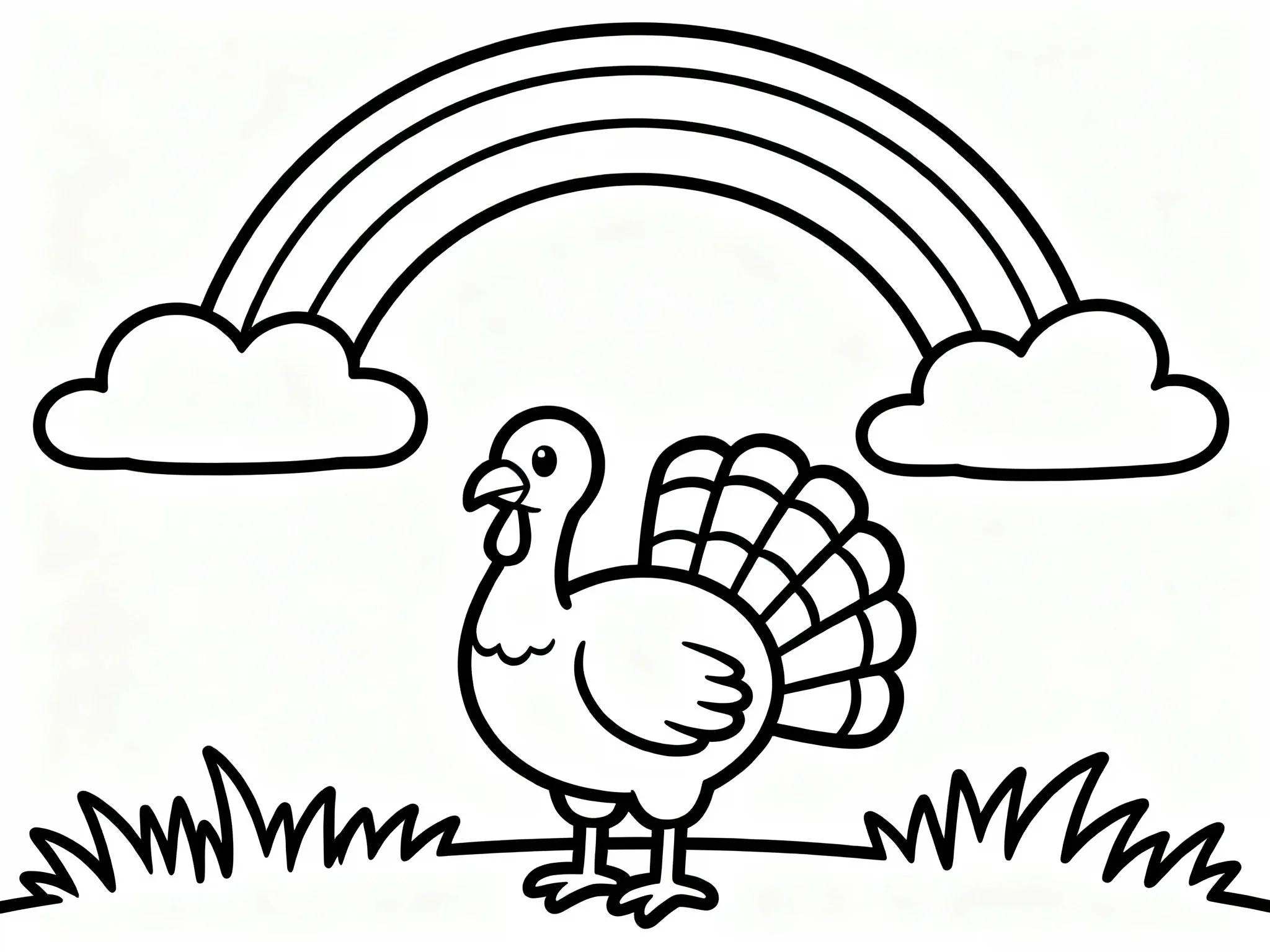 Turkey Under Rainbow