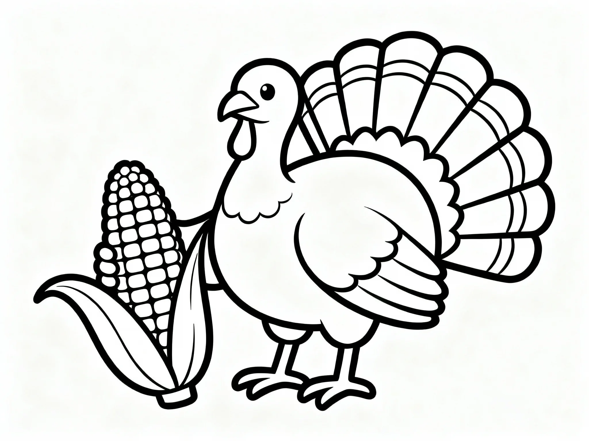 Turkey Holding Corn