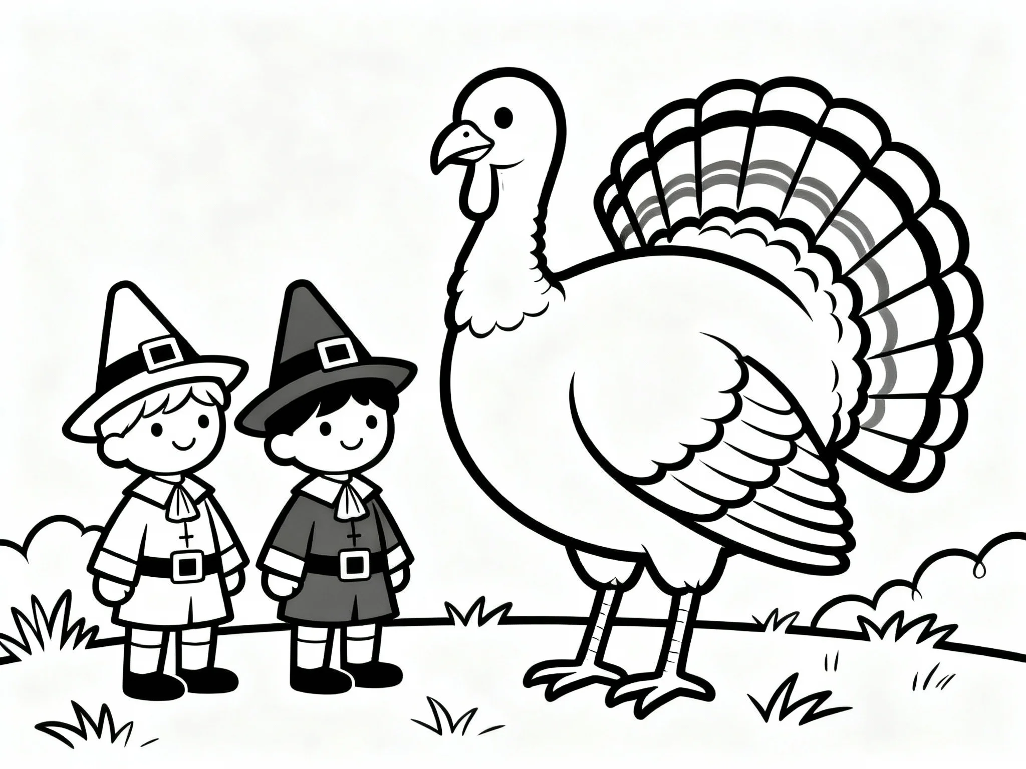 Turkey with Pilgrim Children