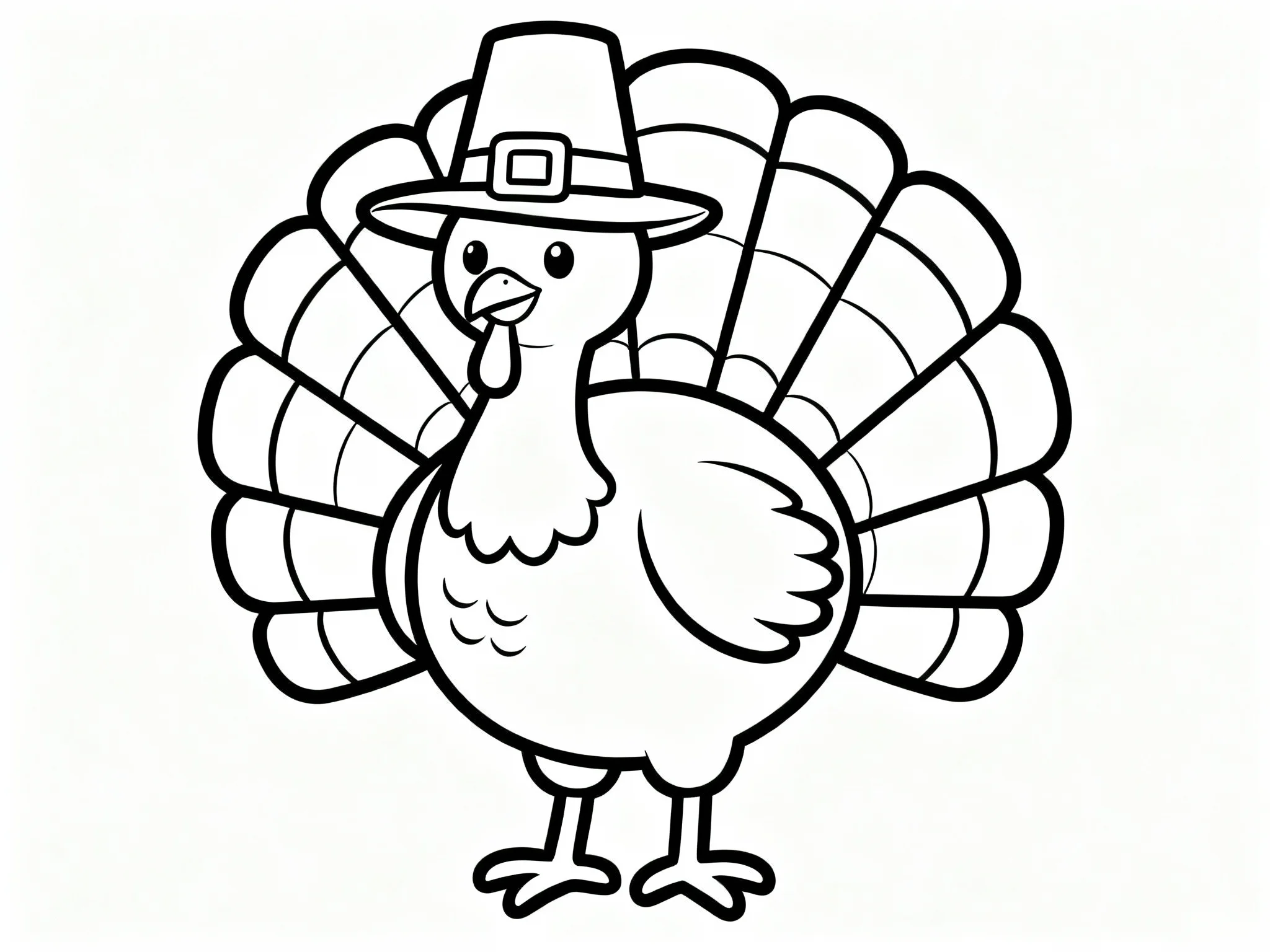 Turkey with Pilgrim Hat