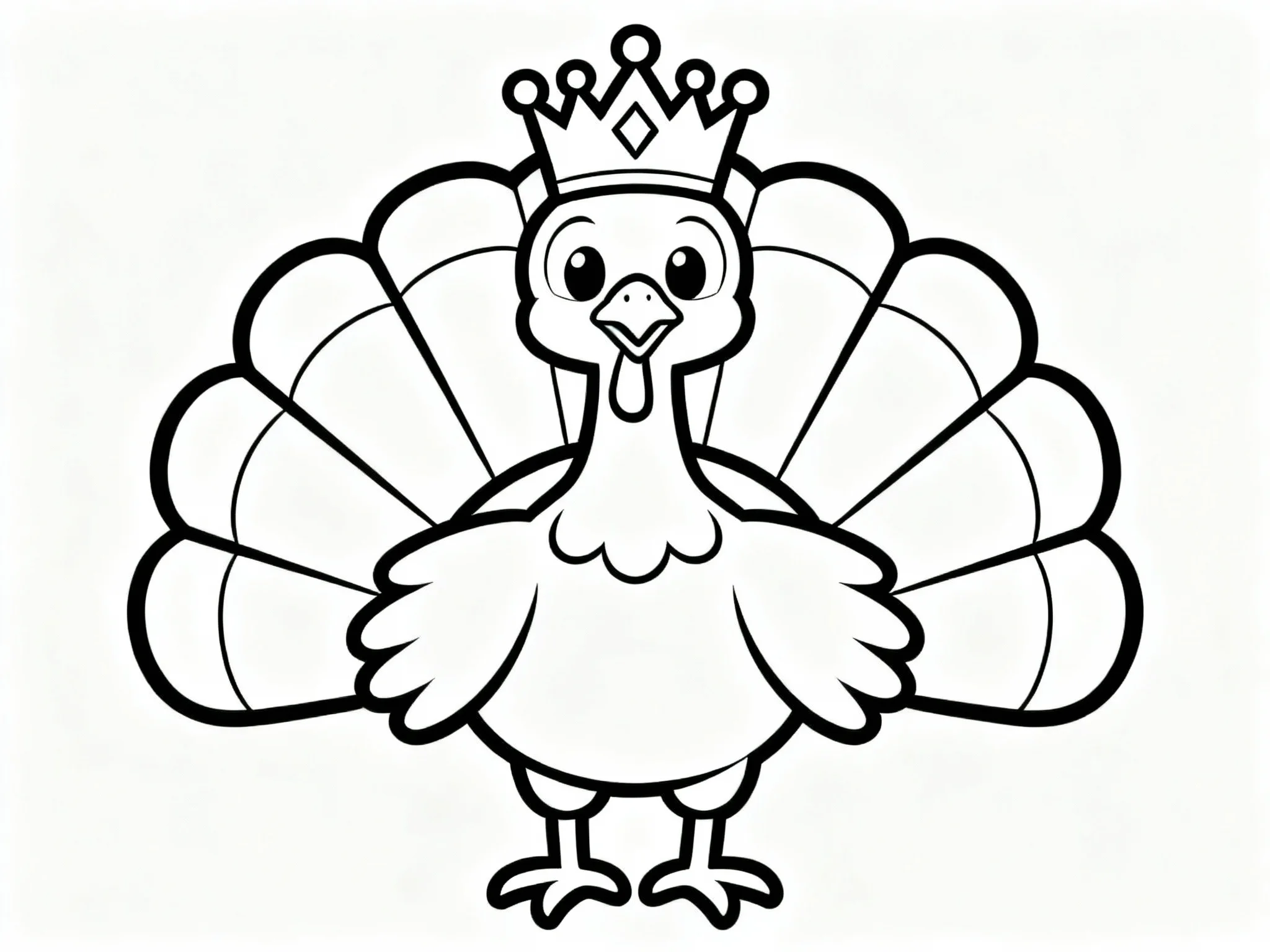 Turkey Wearing Crown