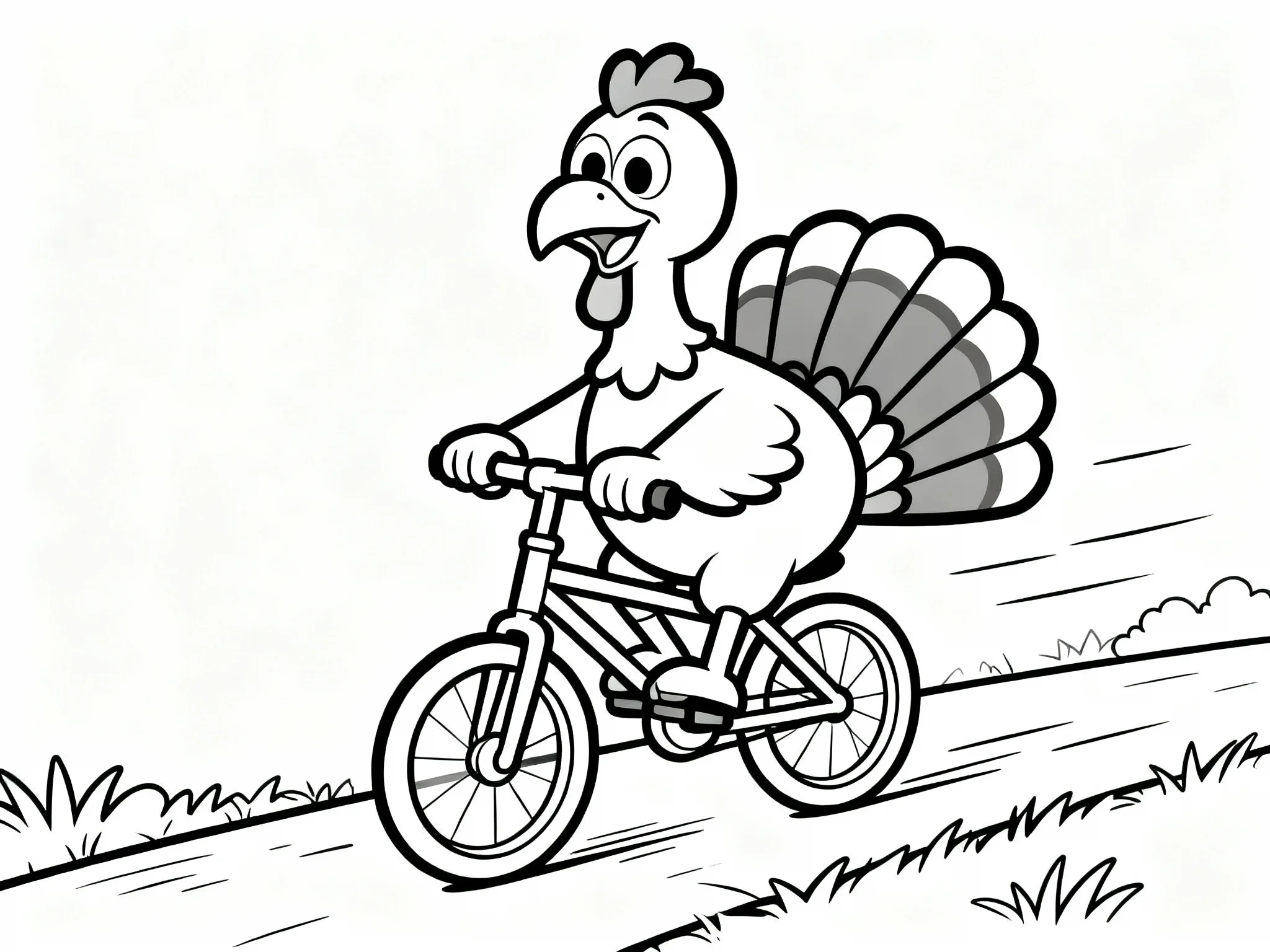 Turkey Riding Bicycle