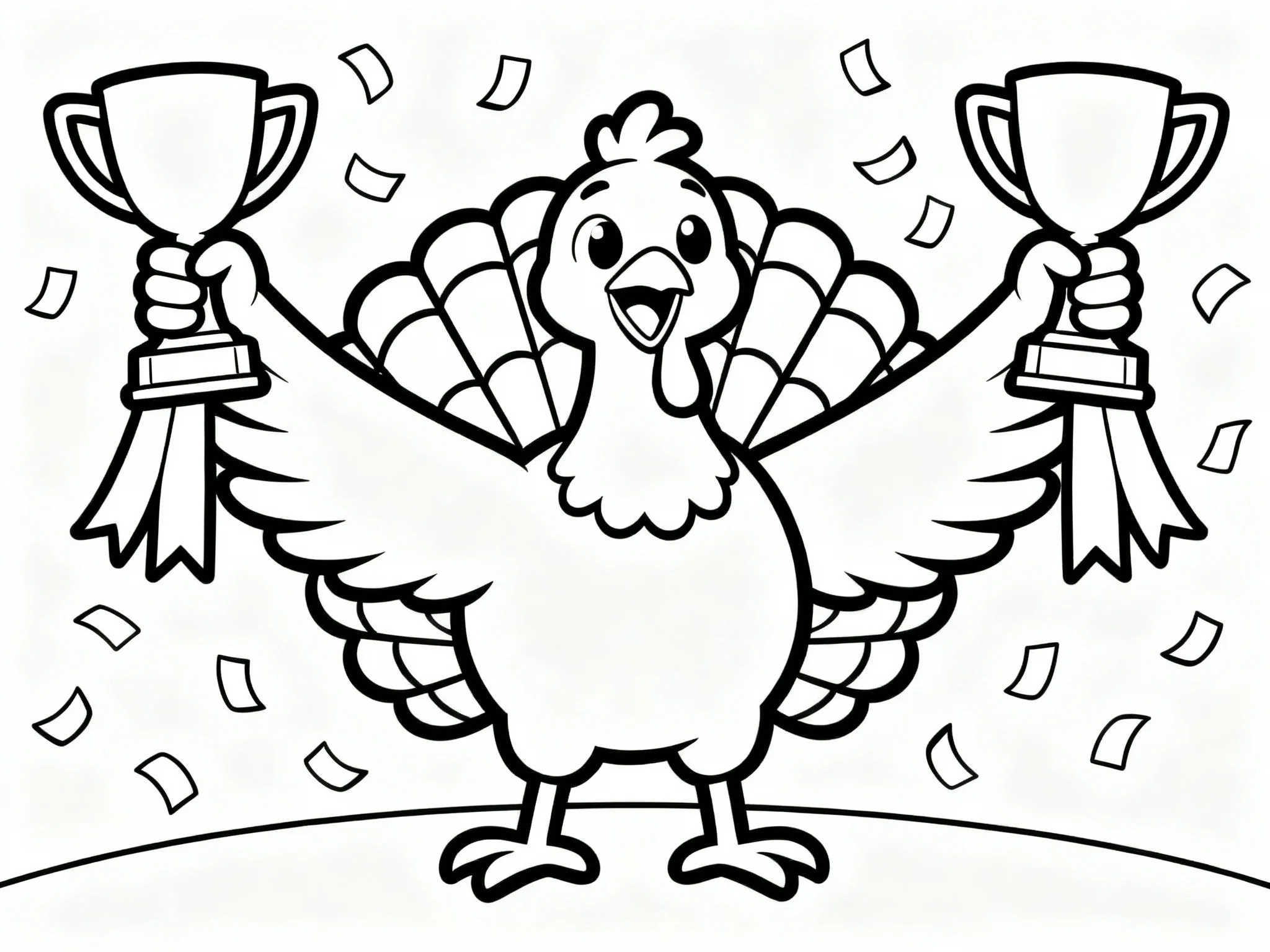 Turkey Celebrating Victory