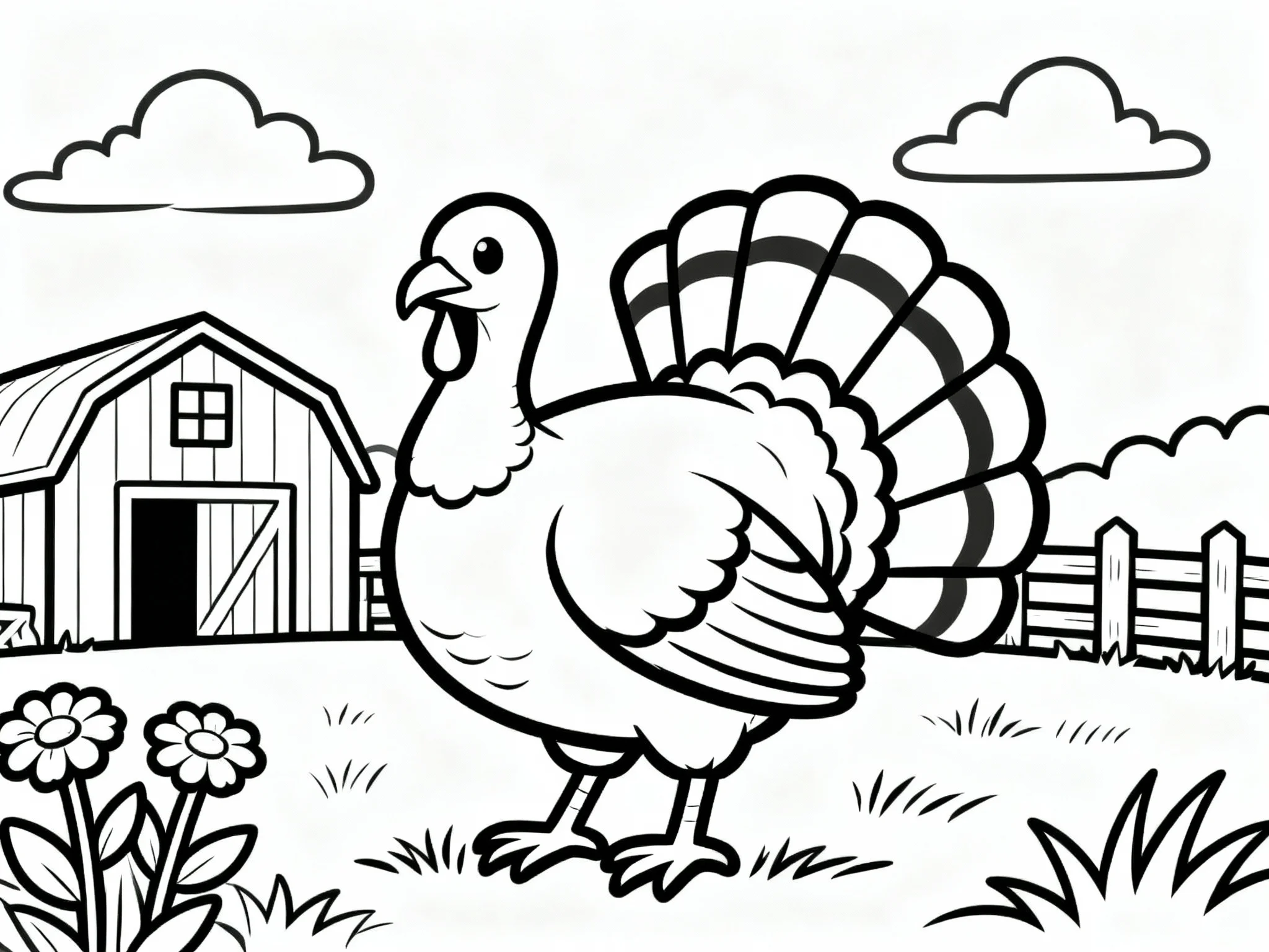 Turkey on a Farm