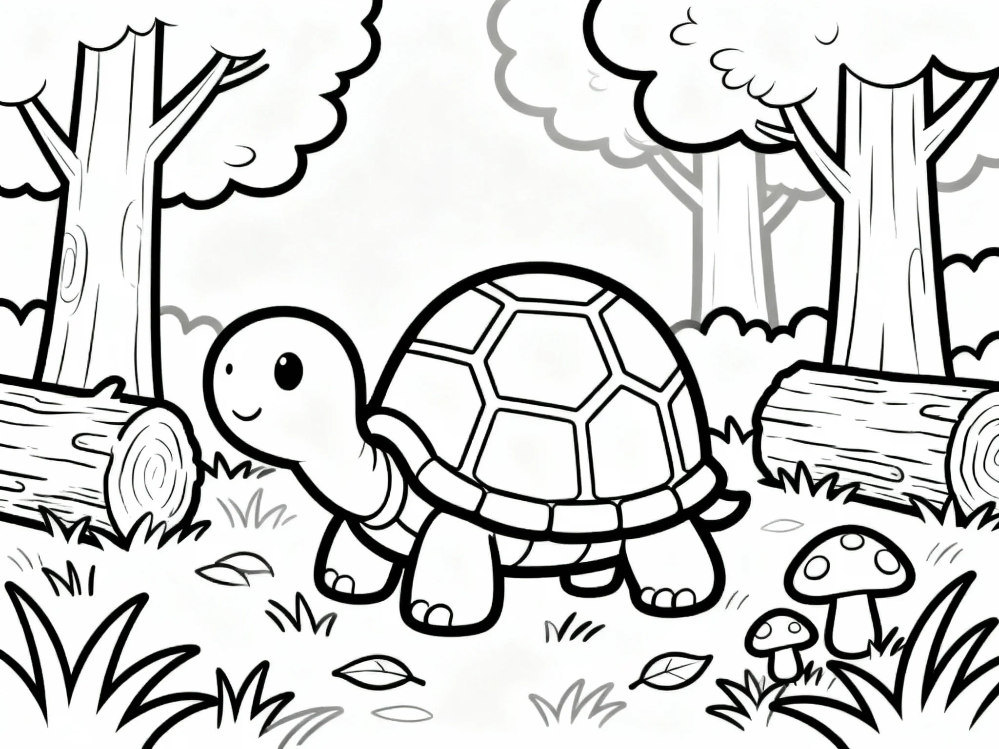 41 Printable Turtle Coloring Pages (Free Download) preview