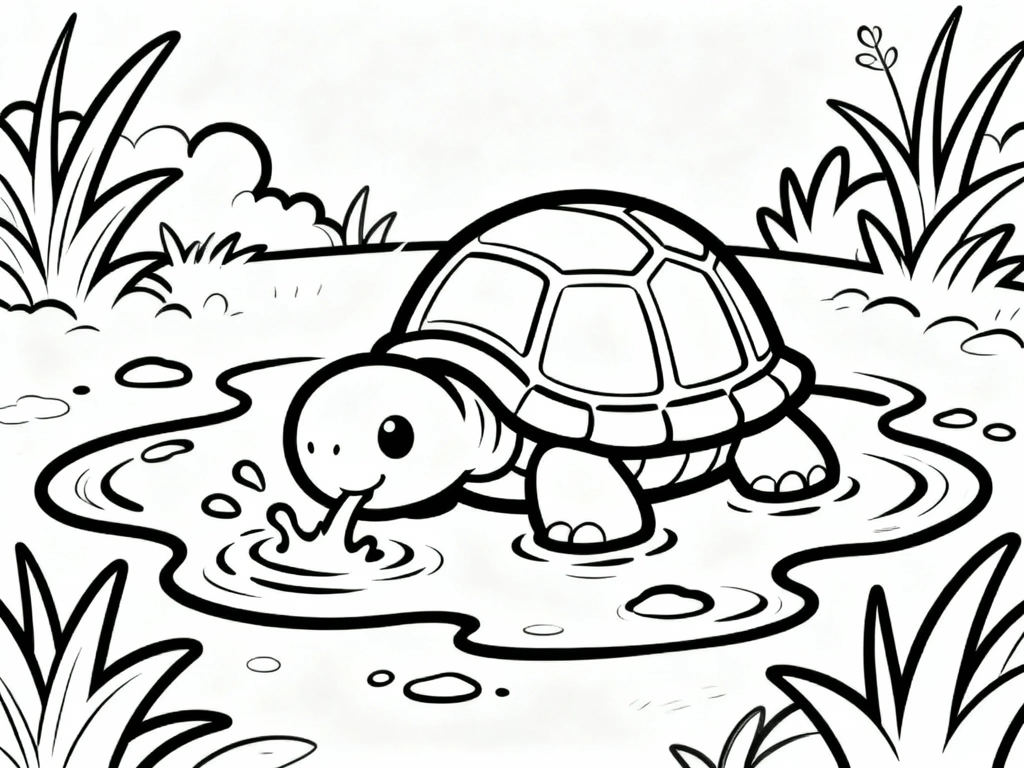 Turtle in Mud