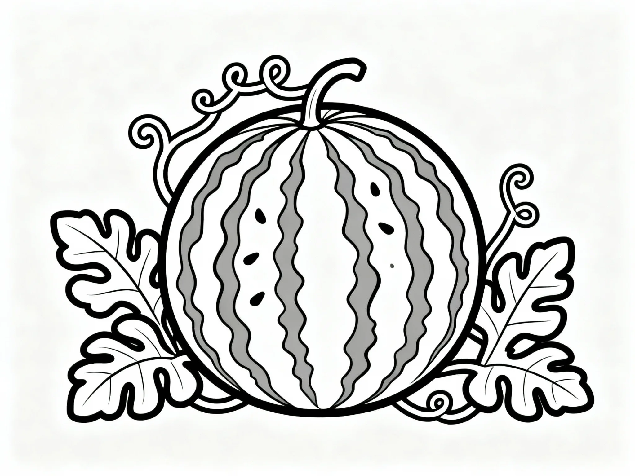 Watermelon with Vine