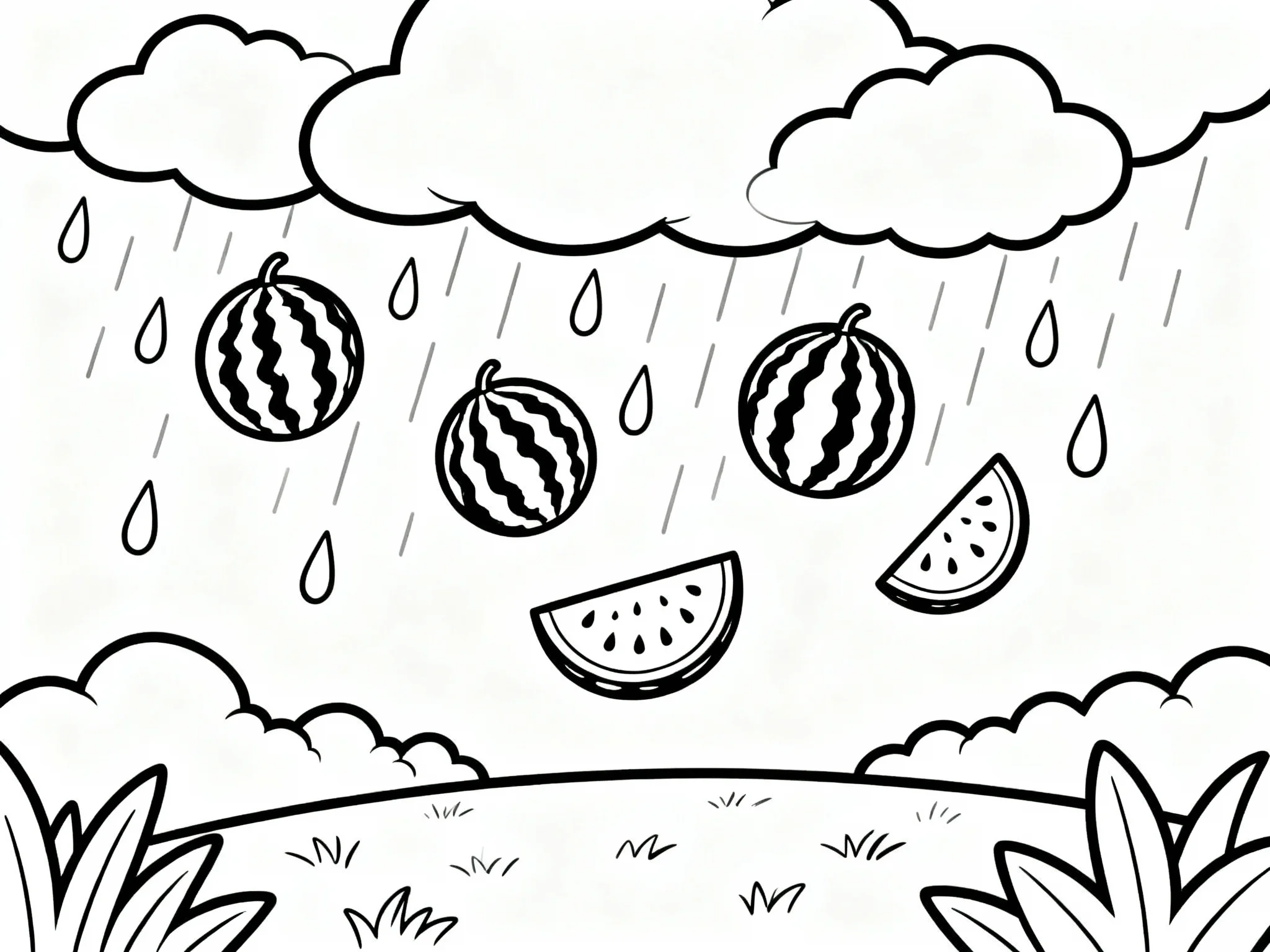 Watermelon Rain