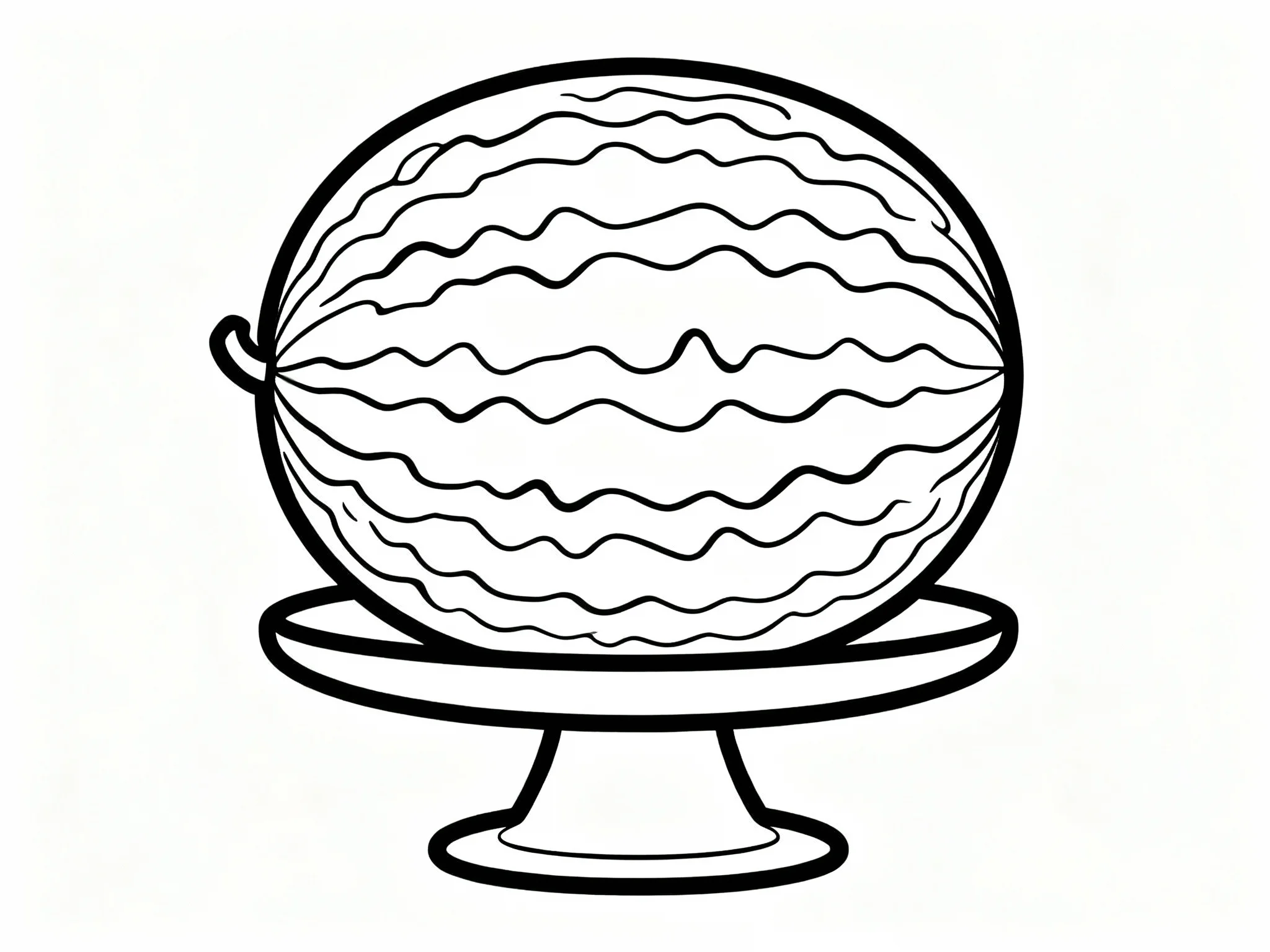Watermelon on Pedestal