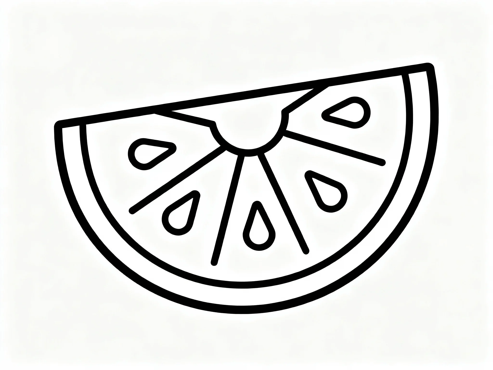 Watermelon Slice Mandala