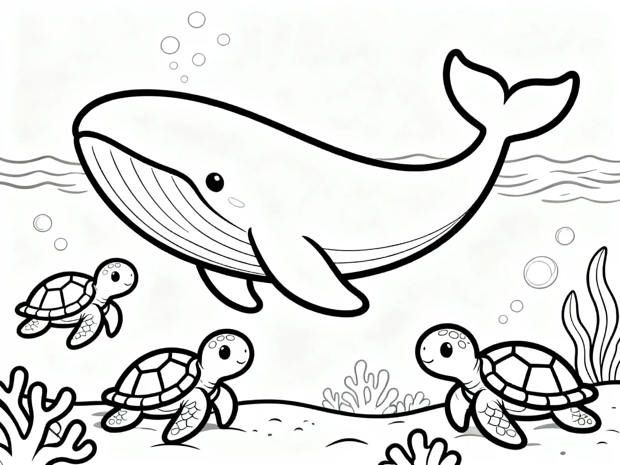 59 Whale Coloring Pages - Printable Art (Free Download) preview