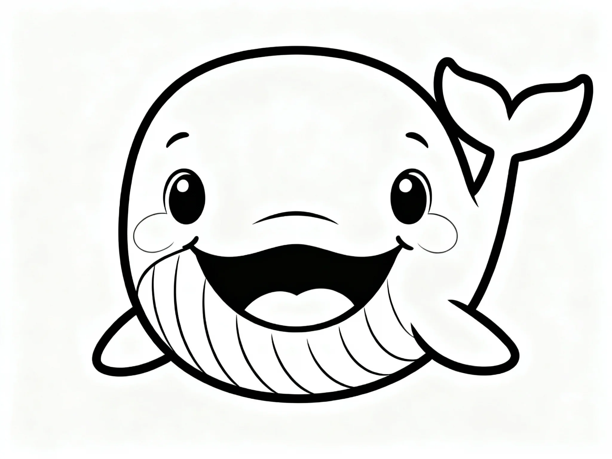 Happy Whale Face