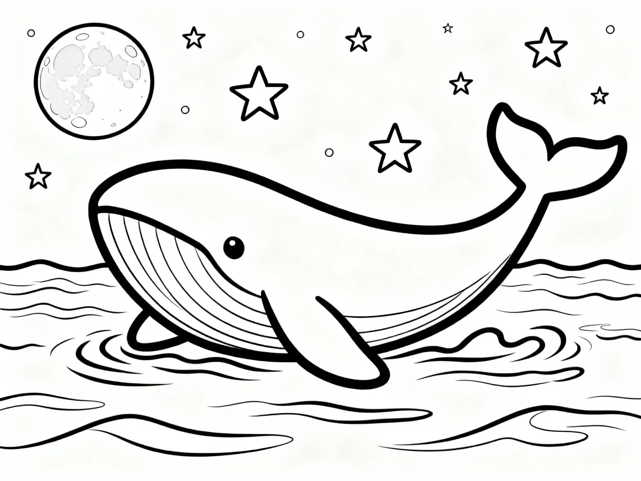 Whale in Moonlight