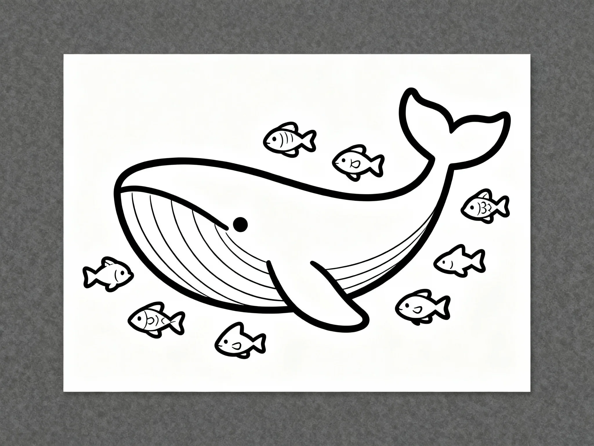 Whale with Fish Friends