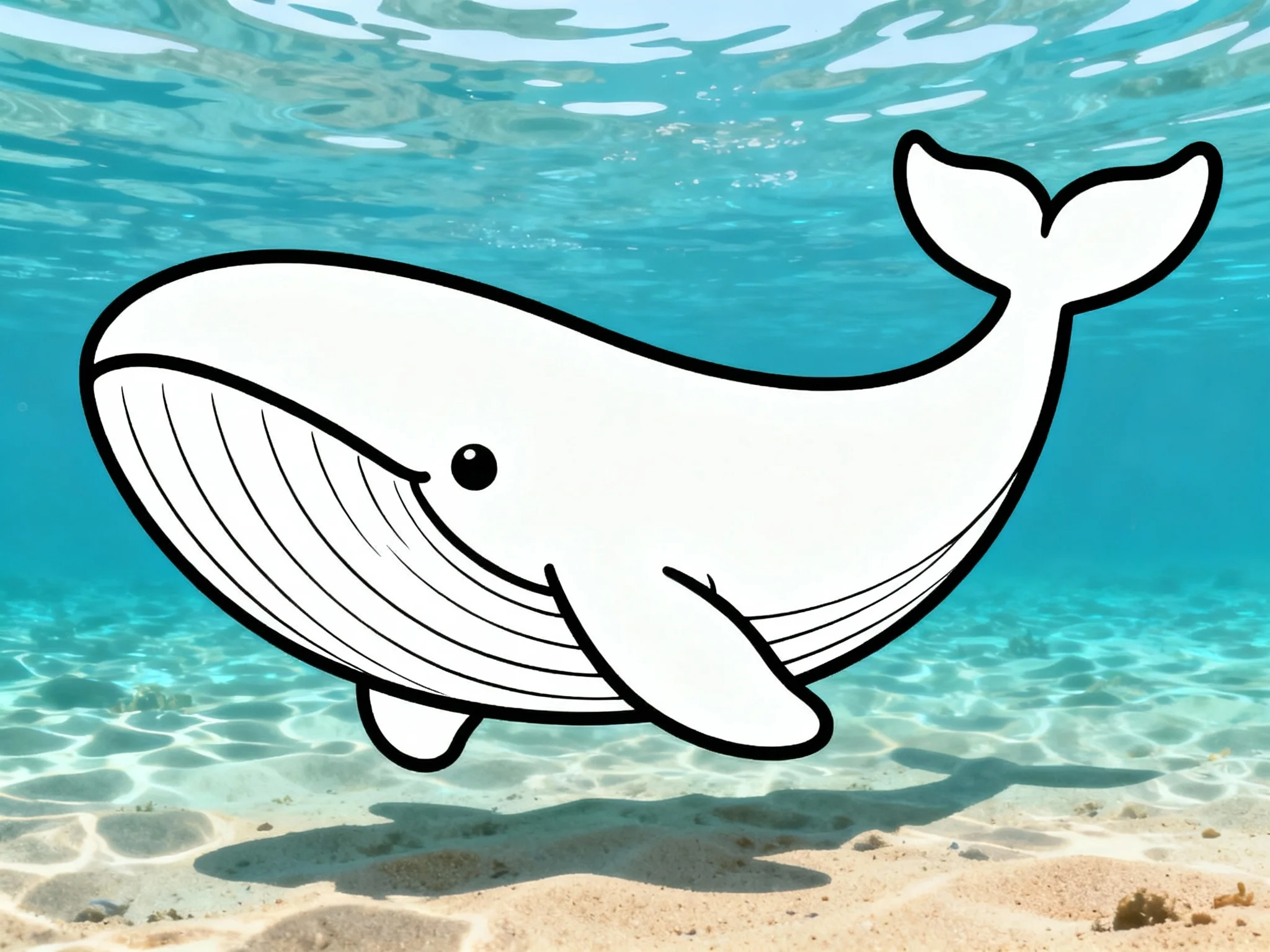 Whale in Shallow Water