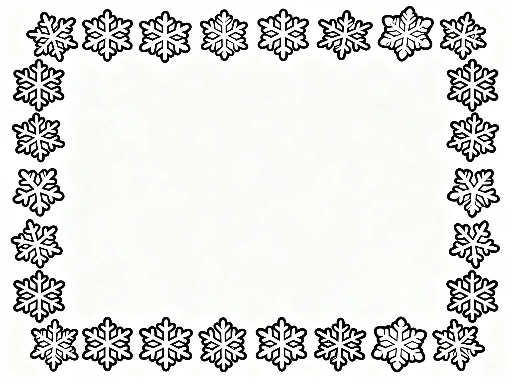 Snowflake Border