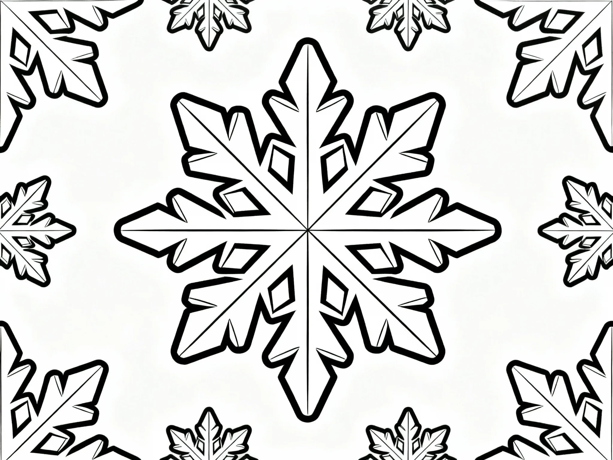 Ice Crystal Pattern
