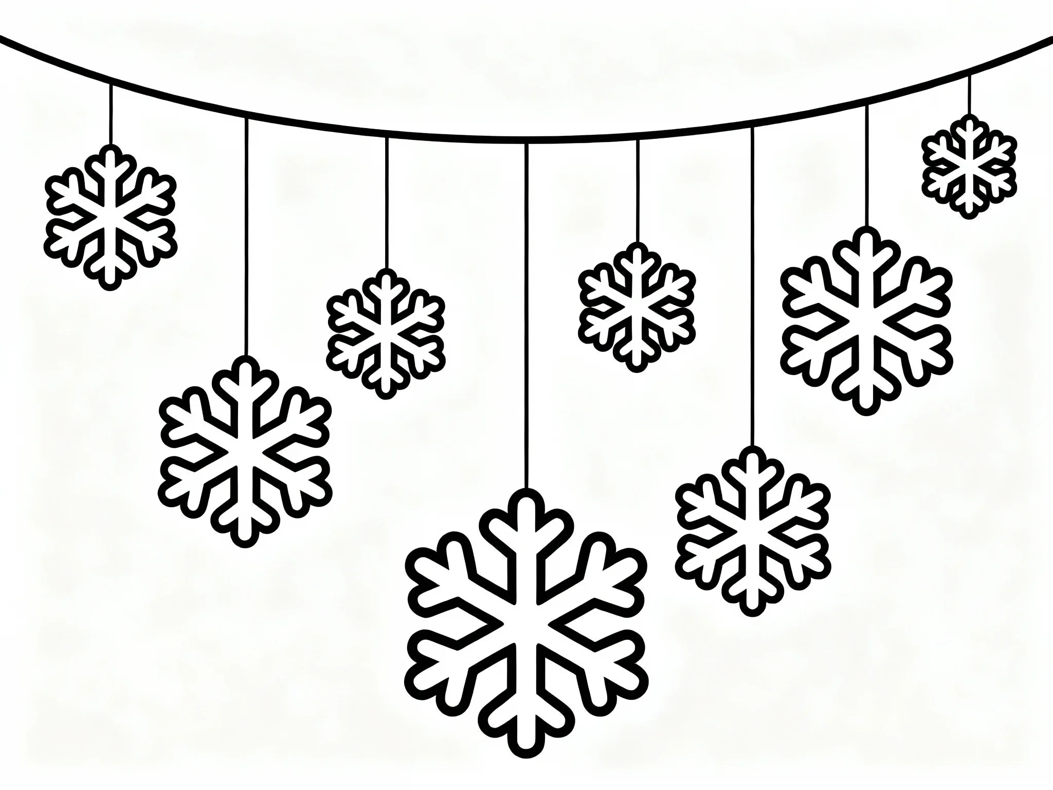Snowflake Garland