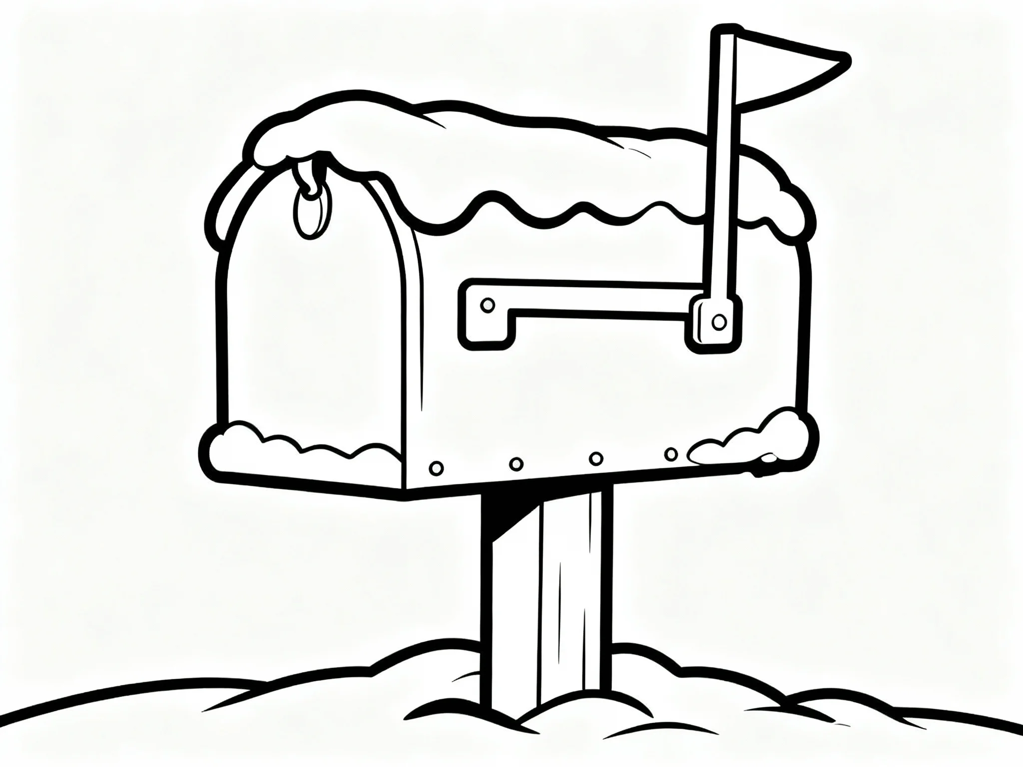 Snow-Covered Mailbox