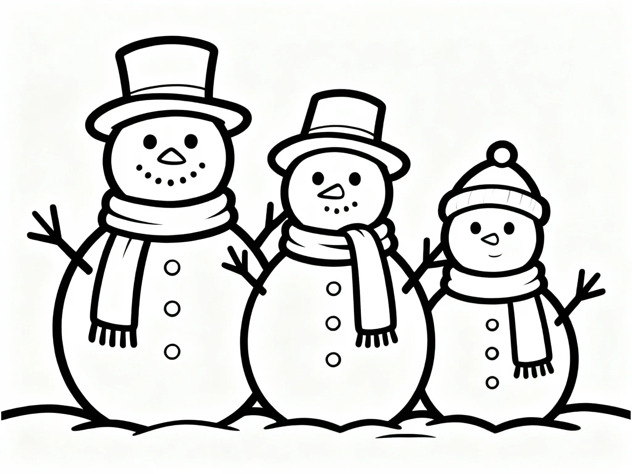 Snowman Family