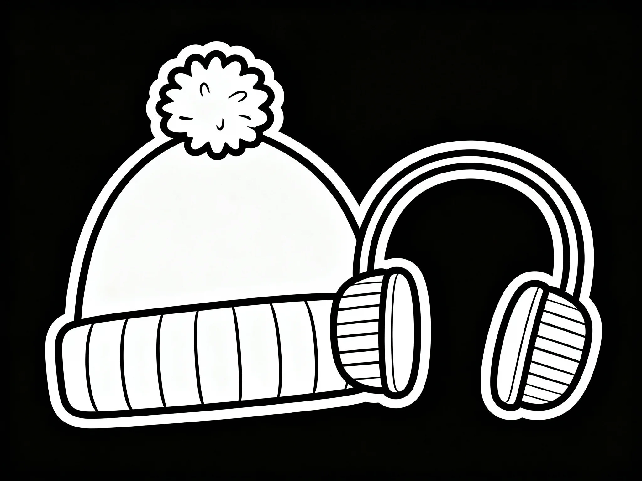 Winter Hat and Earmuffs