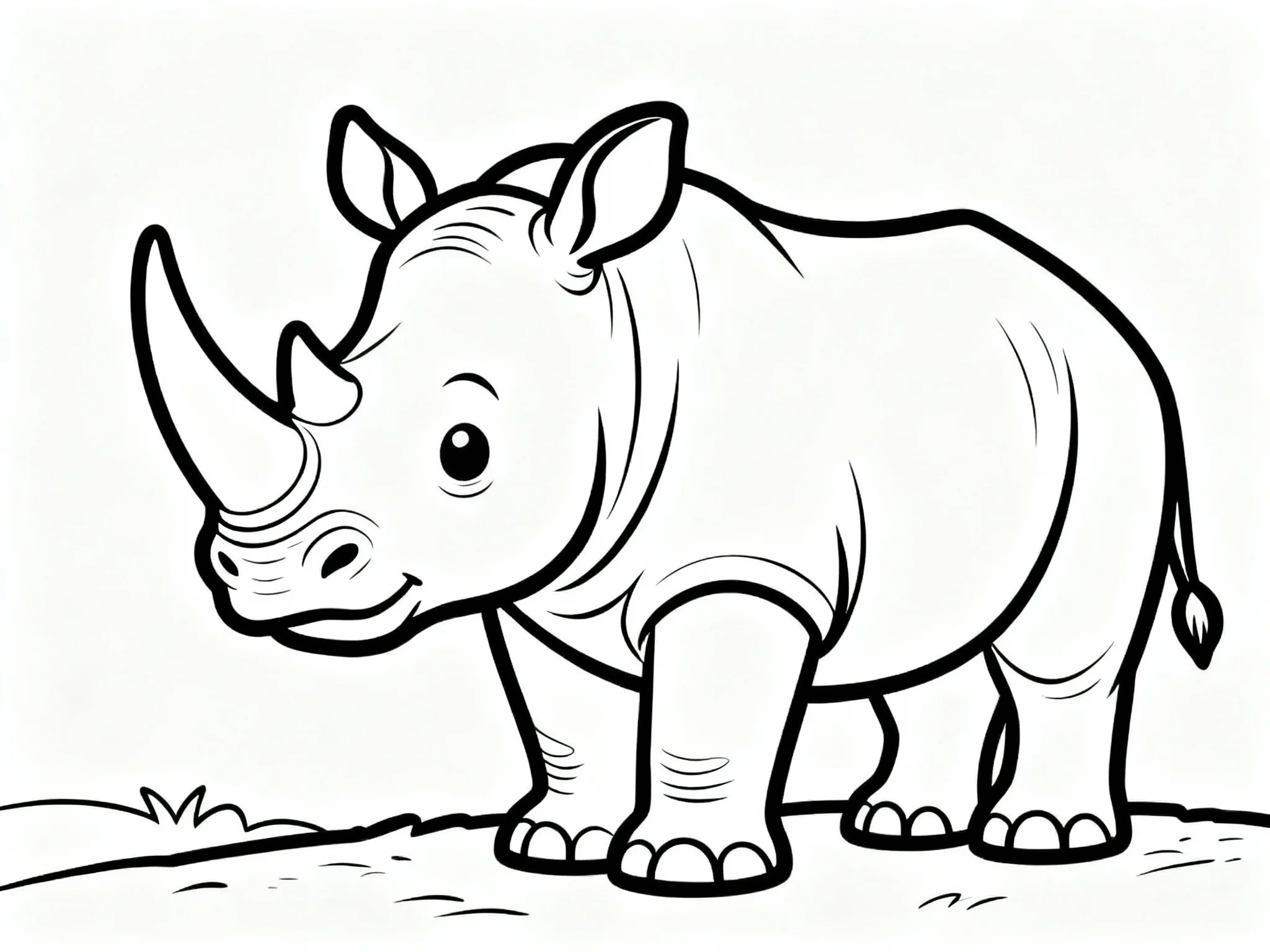 Rhino Standing