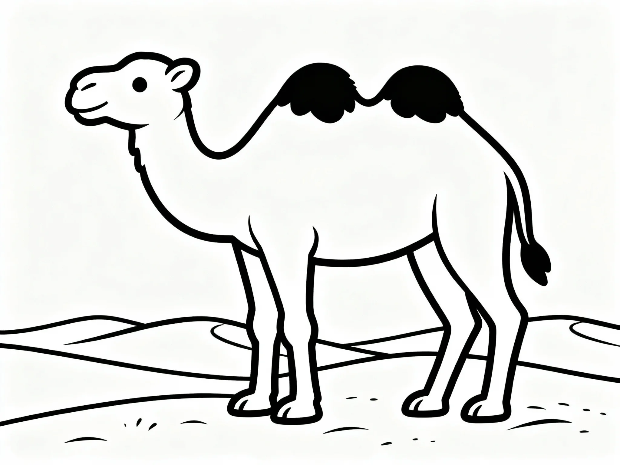 Camel in Desert