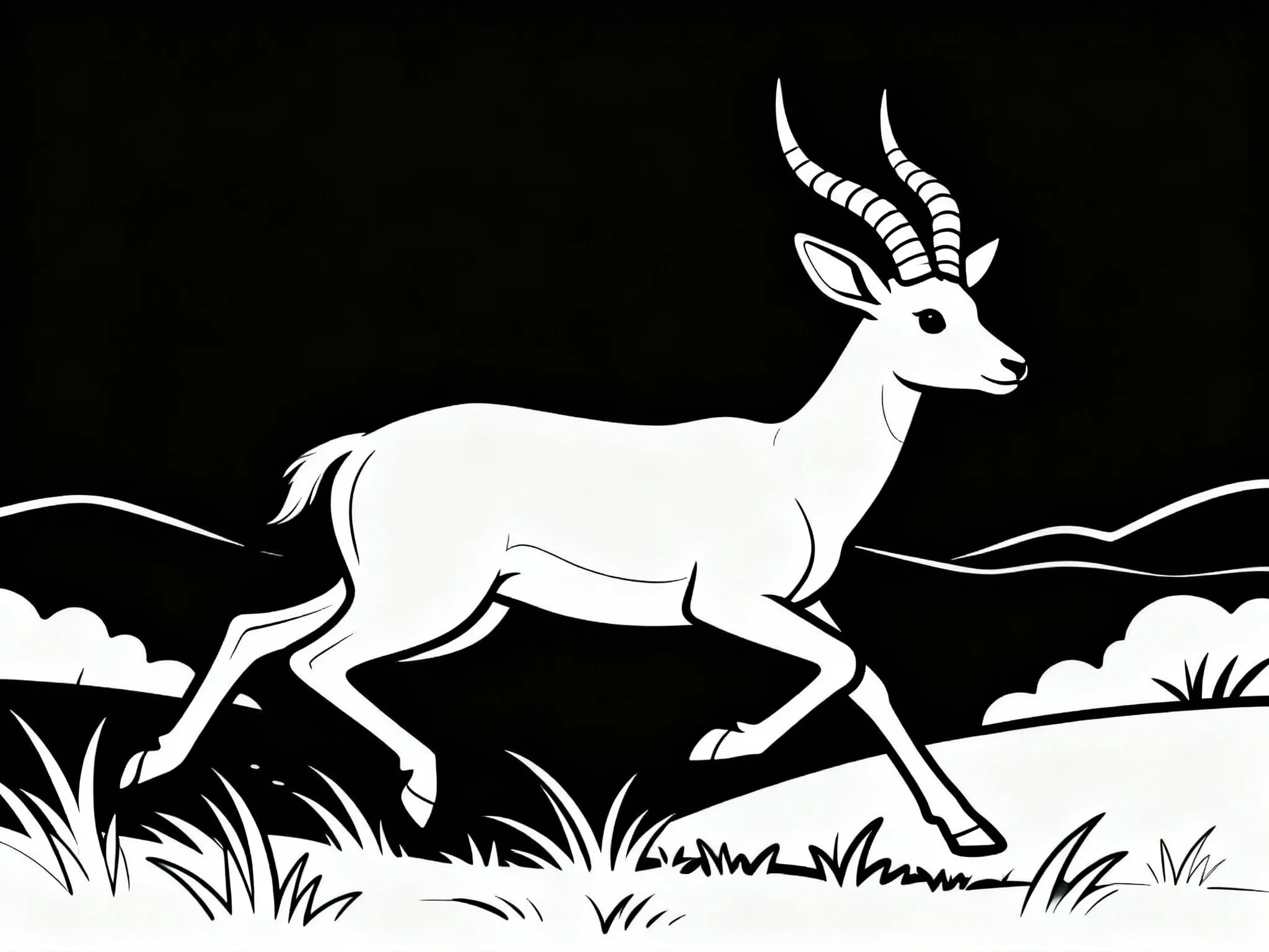 Antelope Running